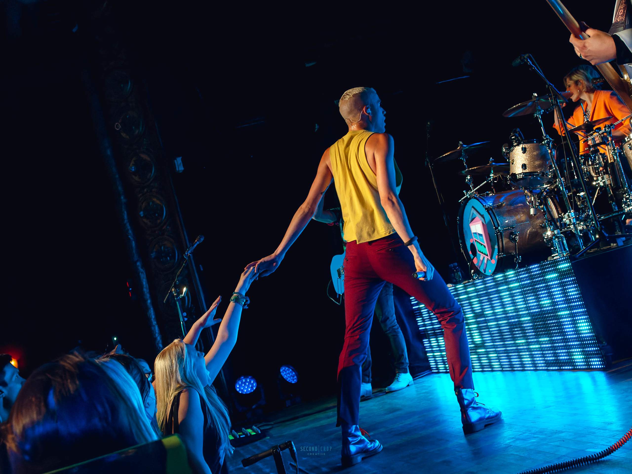 Neon Trees performing at The Majestic in Madison, WI June 24th, 2014, photography by Ross Harried for Second Crop Music