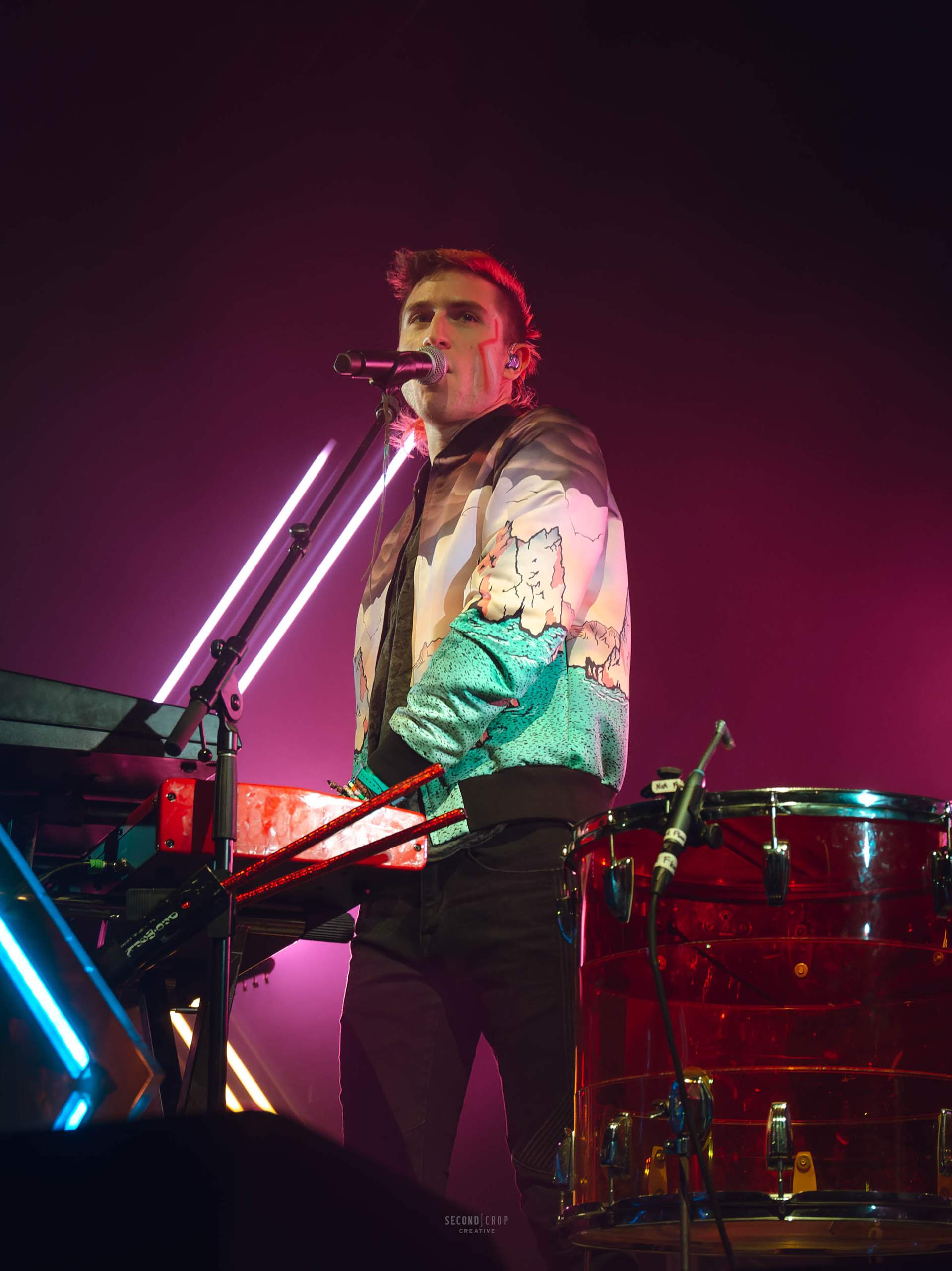 Walk the Moon performing at The Orpheum in Madison, WI, March 29th, 2015, photography by Ross Harried for Second Crop Music