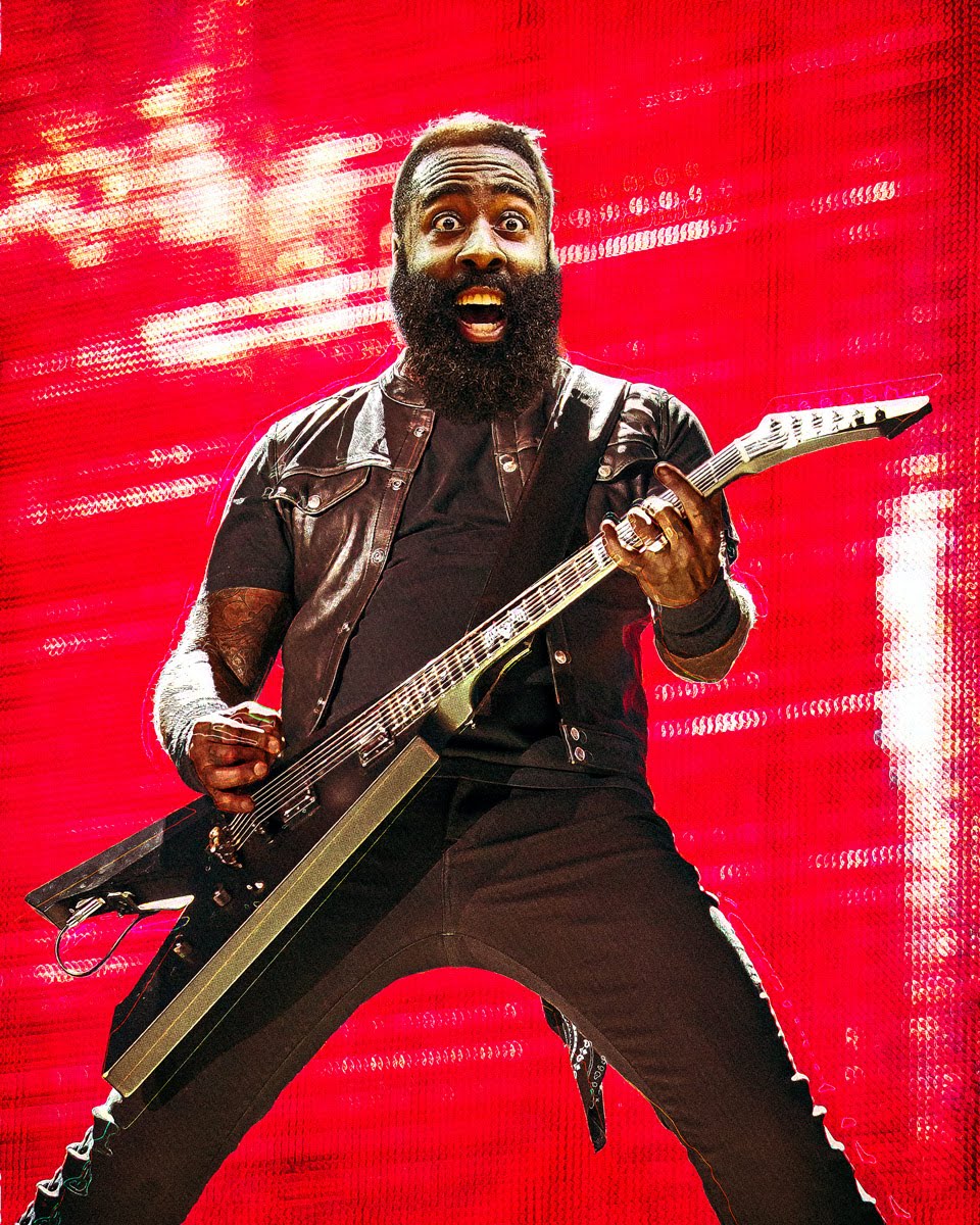 James Hetfield Harden Funny Human Hybrid Photoshop