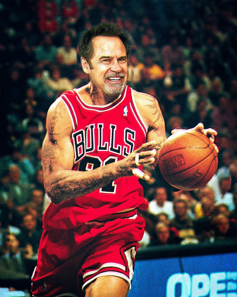 Dennis Miller Rodman Funny Human Hybrid Photoshop