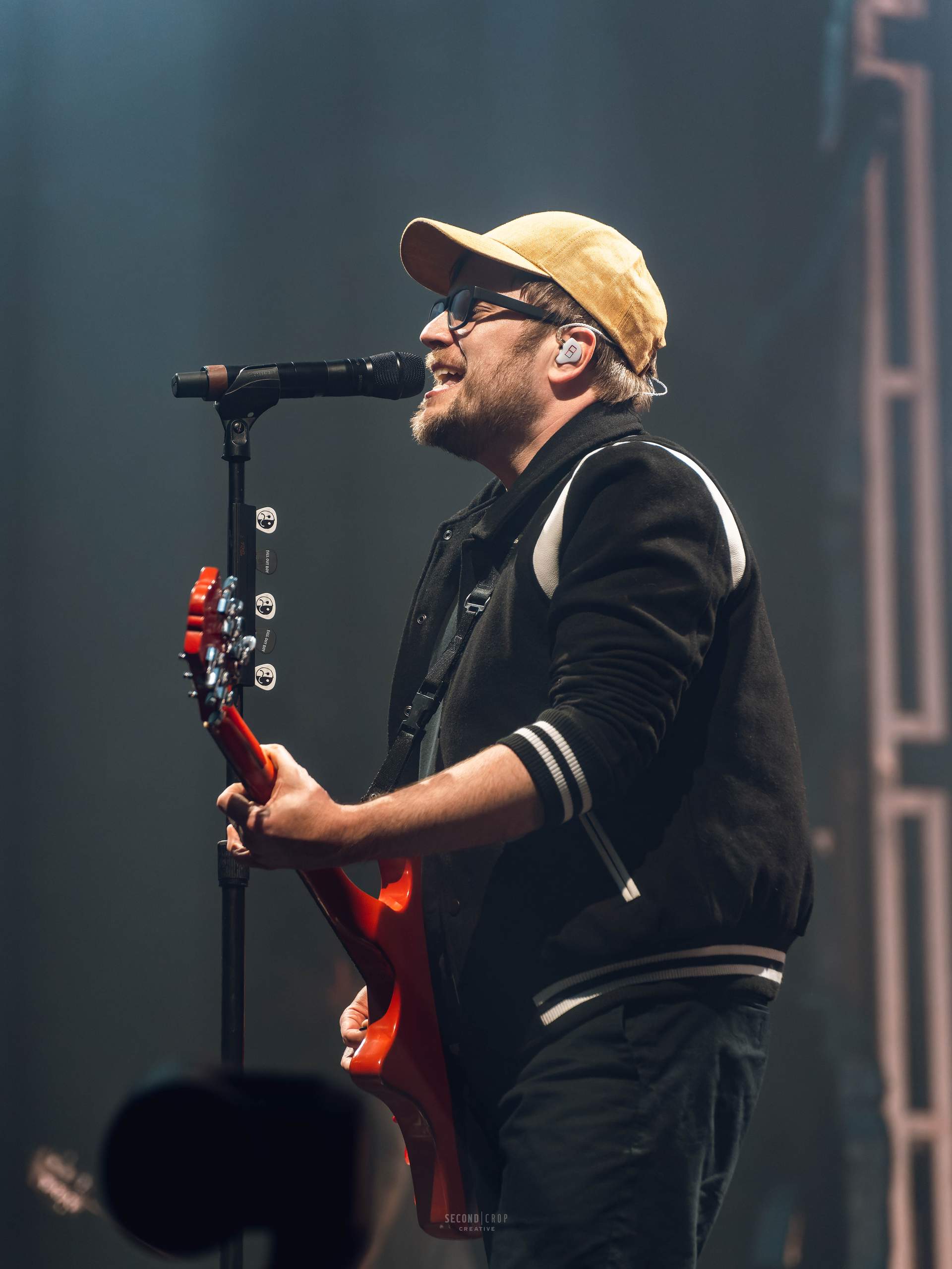 Fall Out Boy performing at Fiserv Forum on April 2, 2024 as part of their SO MUCH FOR (2OUR) DUST tour, photography by Ross Harried for Second Crop Music