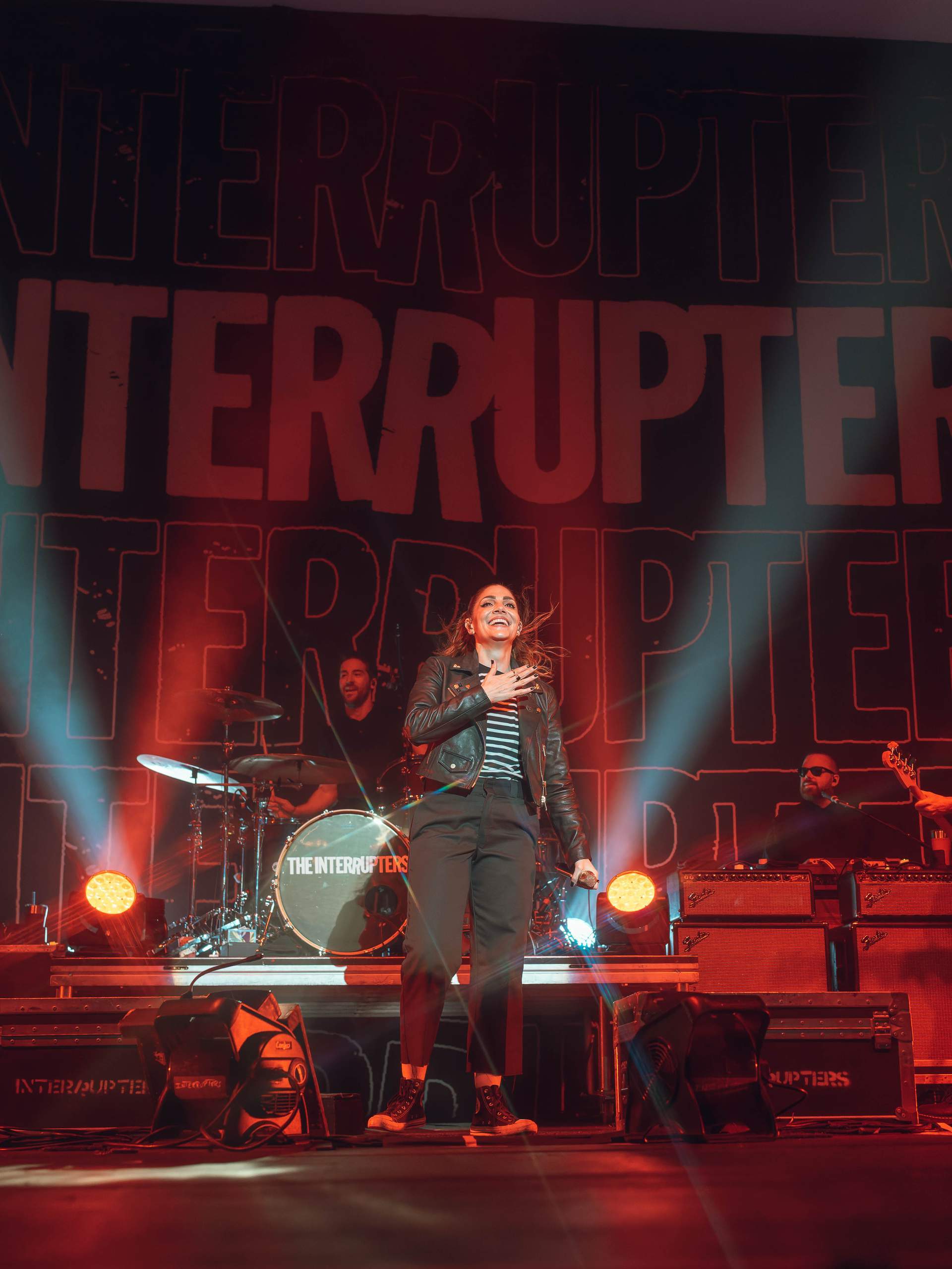 The Interrupters performing at The Rave/Eagles Club in Milwaukee, WI, April 27th, 2024, photography by Ross Harried for Second Crop Music