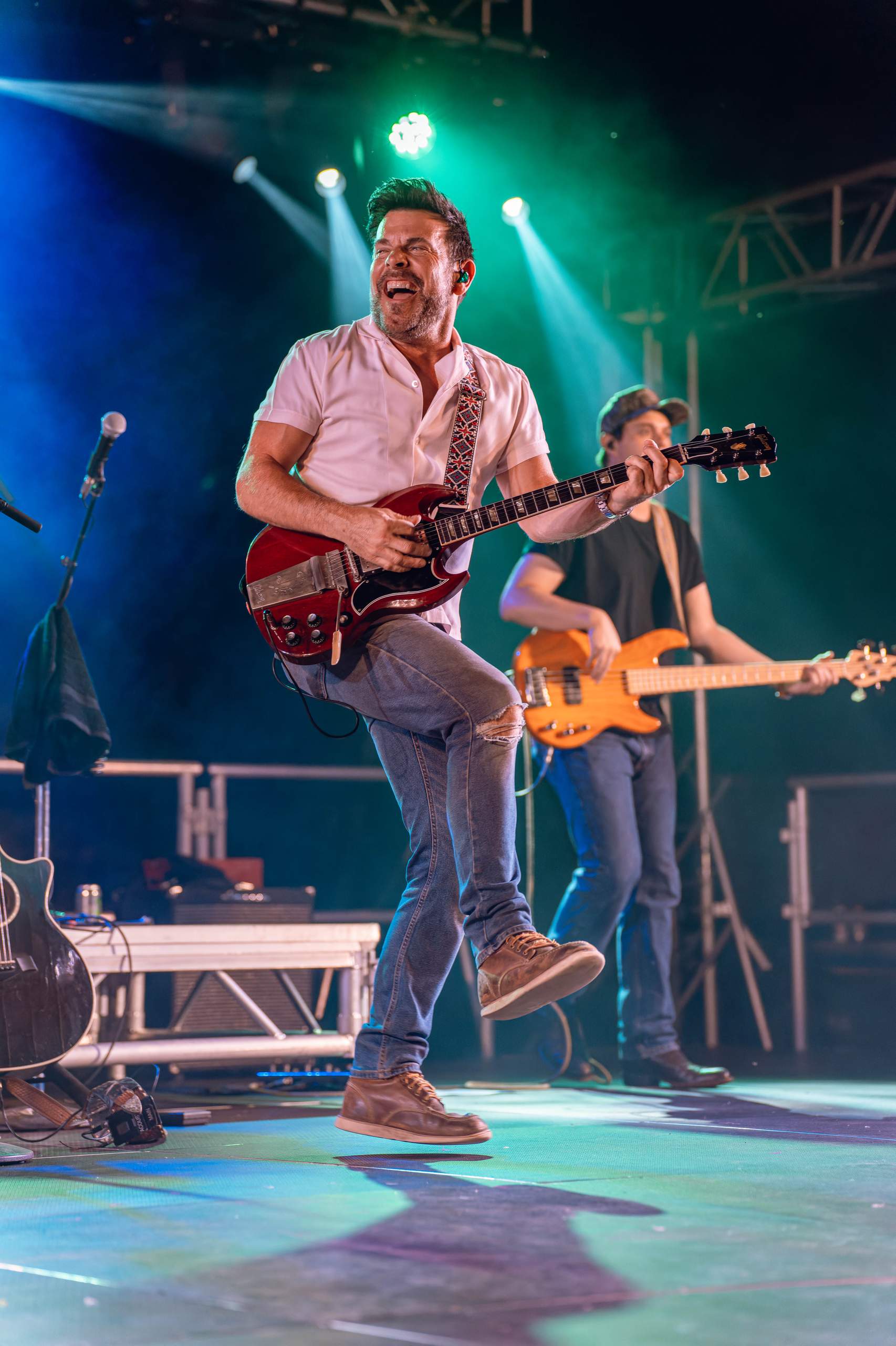 Chris Cagle performs at Tobacco Heritage Days in Edgerton, WI, July 20th, 2024, photography by Ross Harried for Second Crop Music