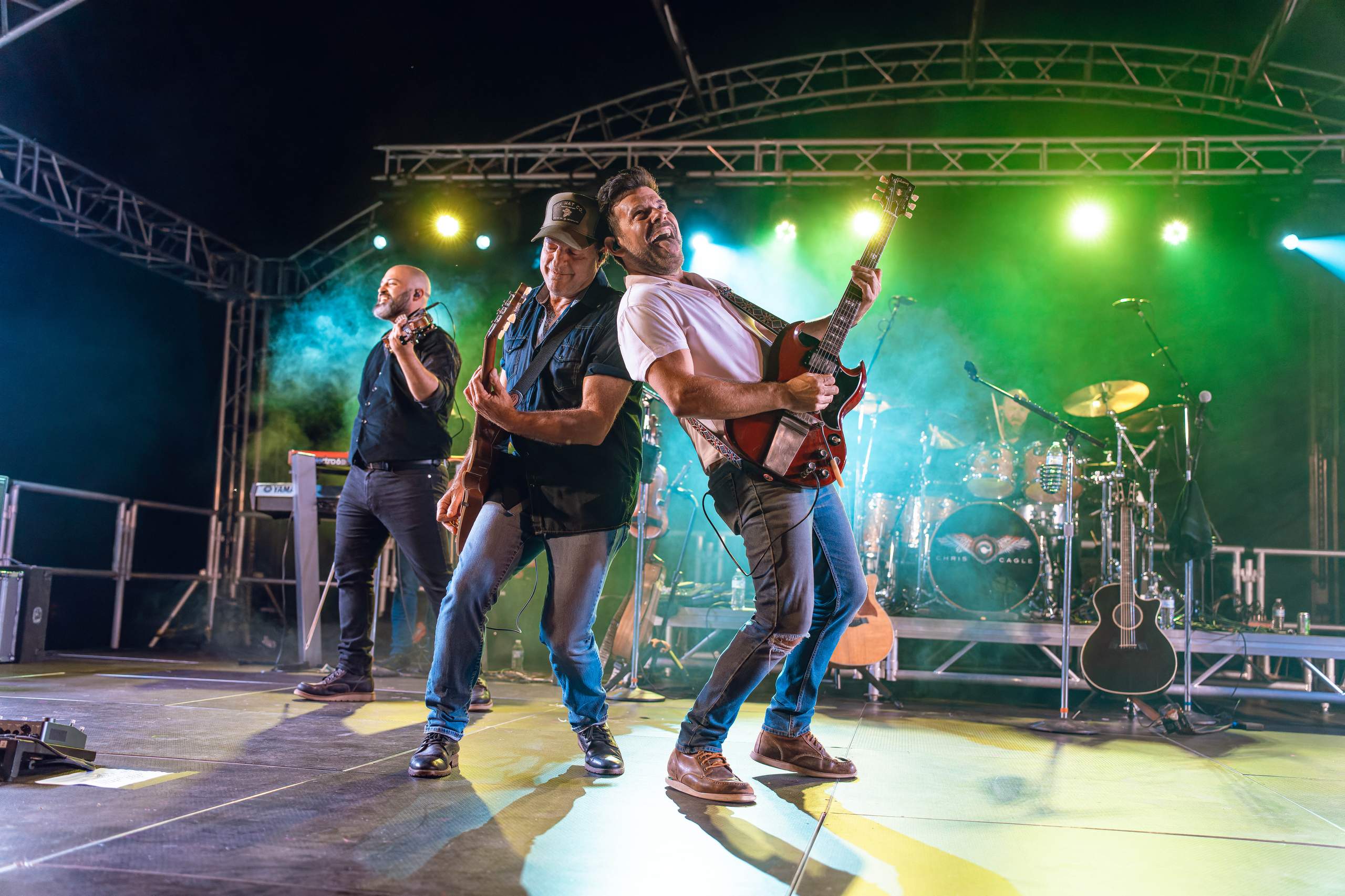 Chris Cagle performs at Tobacco Heritage Days in Edgerton, WI, July 20th, 2024, photography by Ross Harried for Second Crop Music