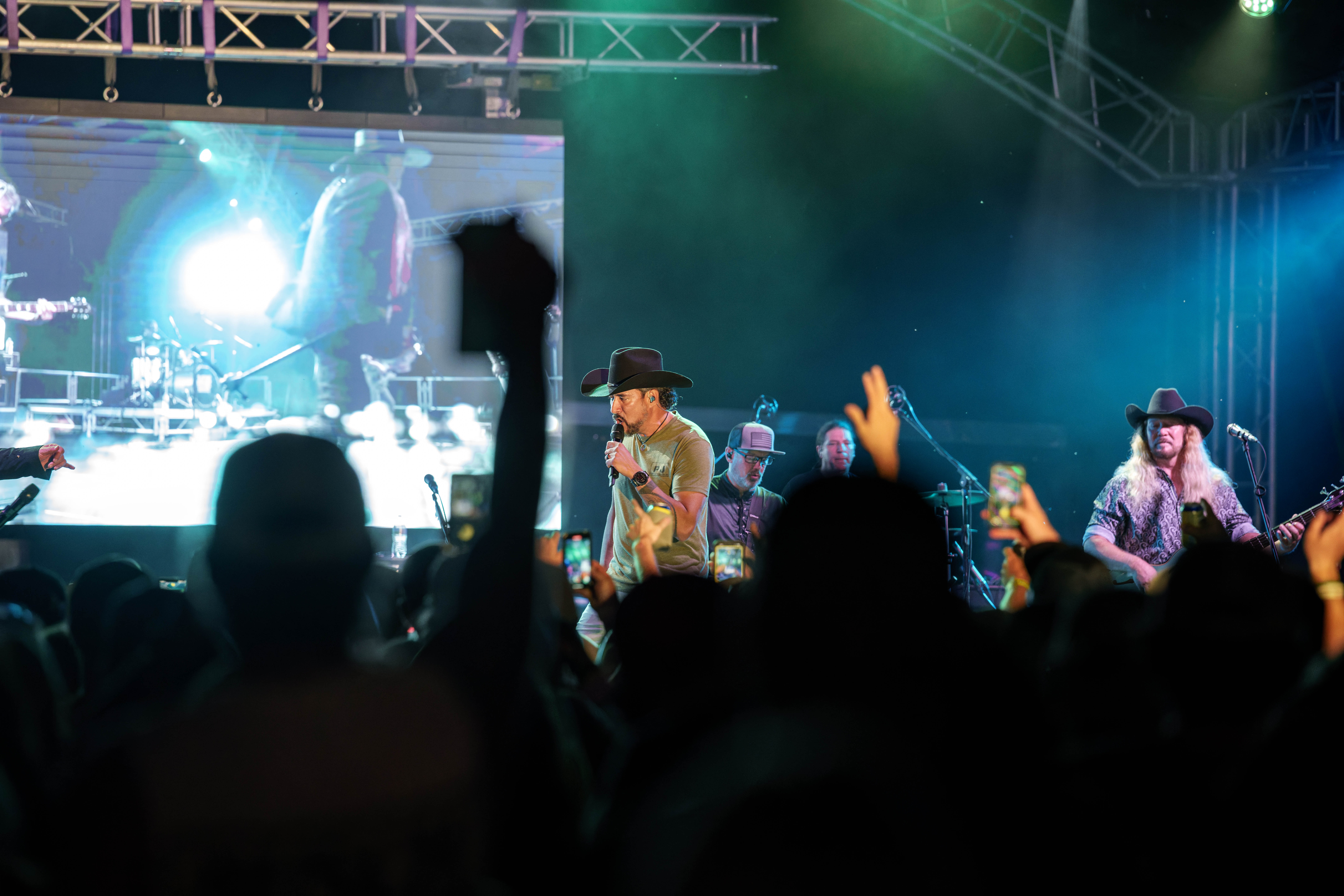 Montgomery Gentry featuring Eddie Montgomery performs at Tobacco Heritage Days in Edgerton, WI, July 19th, 2025, photography by Ross Harried for Second Crop Music