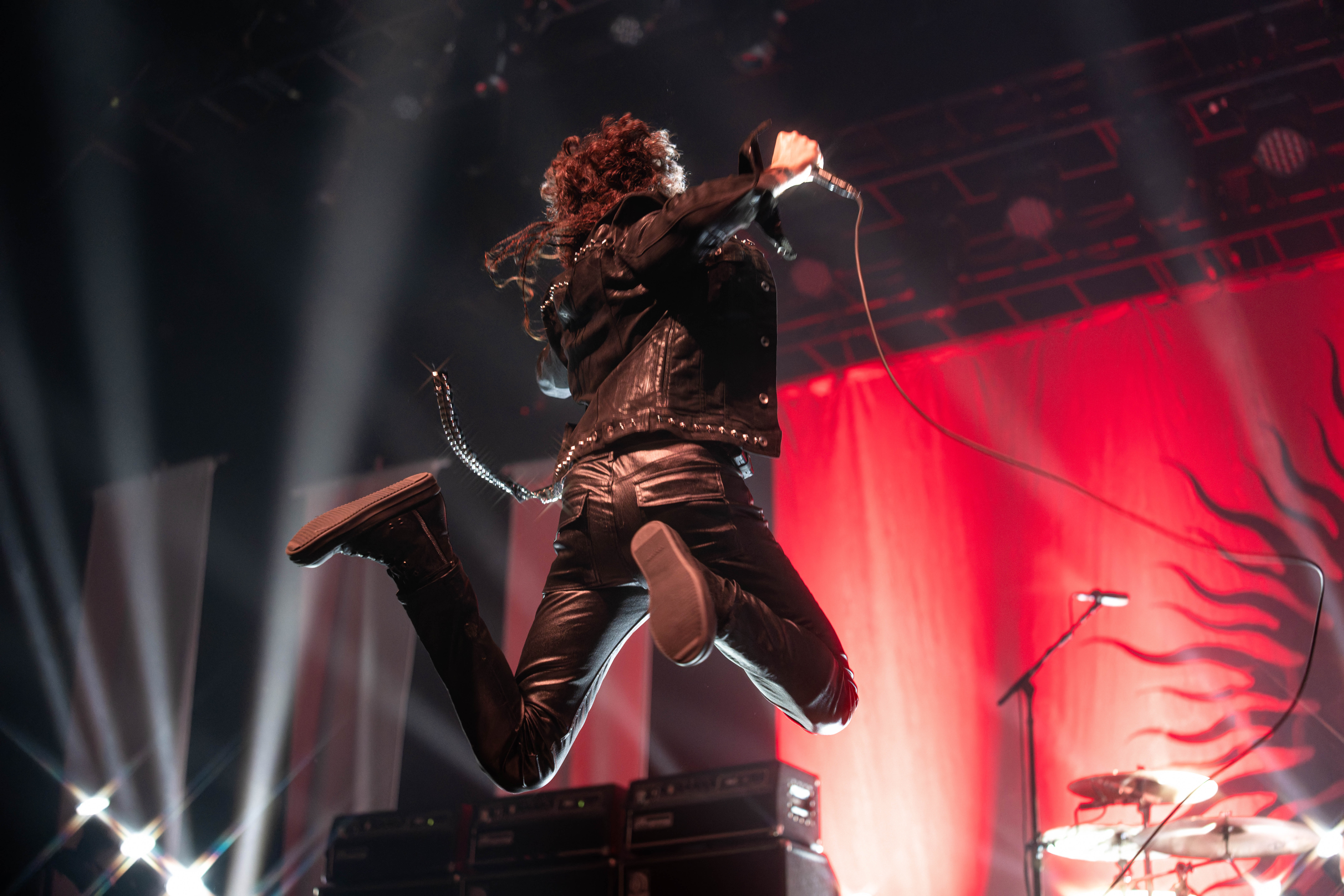 MMADISON, WI – SEPTEMBER 30, 2025: A Fire Inside (AFI) performs at The Sylvee in Madison, Wisconsin, marking the opening night of their 2025 U.S. tour. The show was AFI’s first performance in Madison in 28 years. Photography by Ross Harried for Second Crop Music