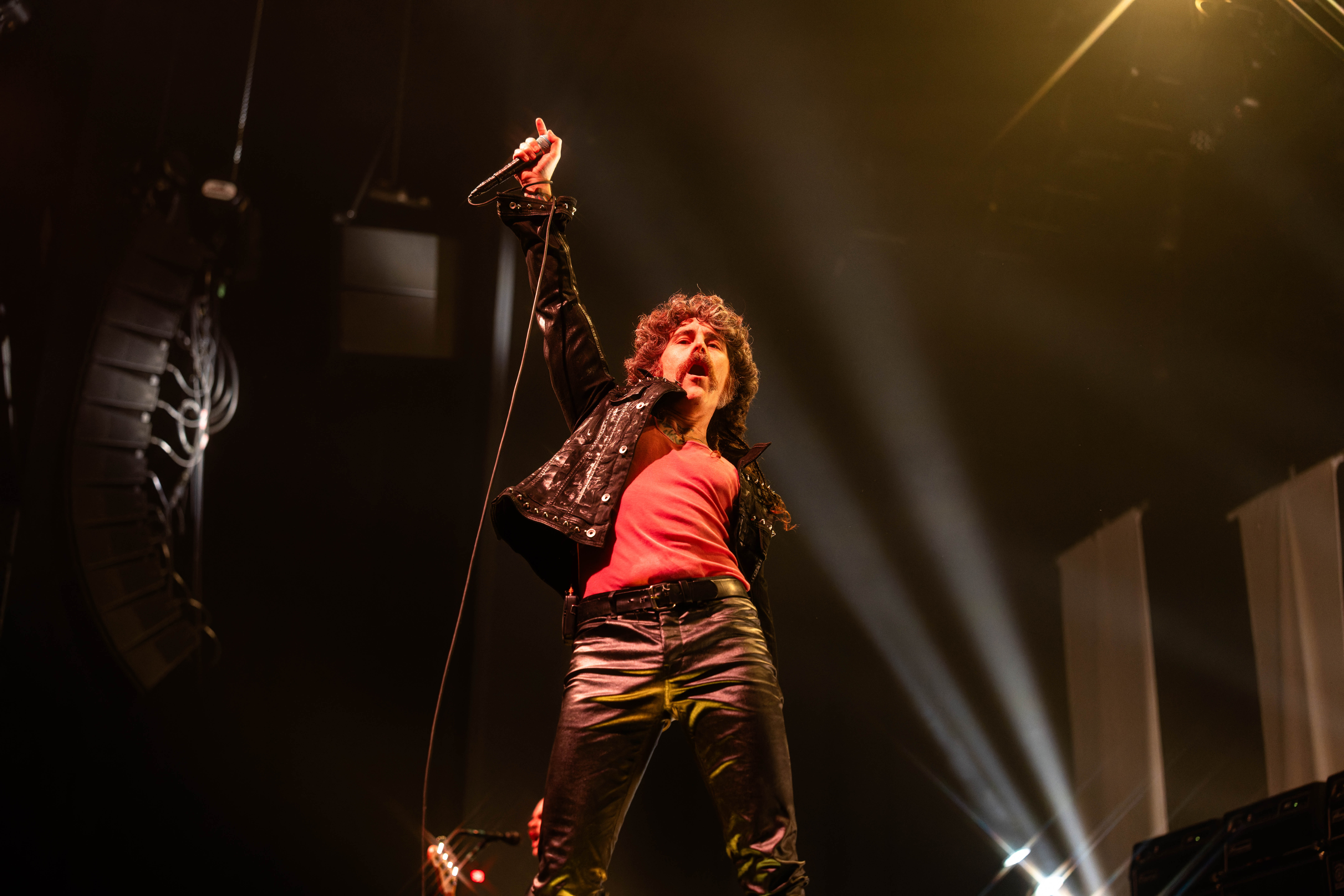 MMADISON, WI – SEPTEMBER 30, 2025: A Fire Inside (AFI) performs at The Sylvee in Madison, Wisconsin, marking the opening night of their 2025 U.S. tour. The show was AFI’s first performance in Madison in 28 years. Photography by Ross Harried for Second Crop Music