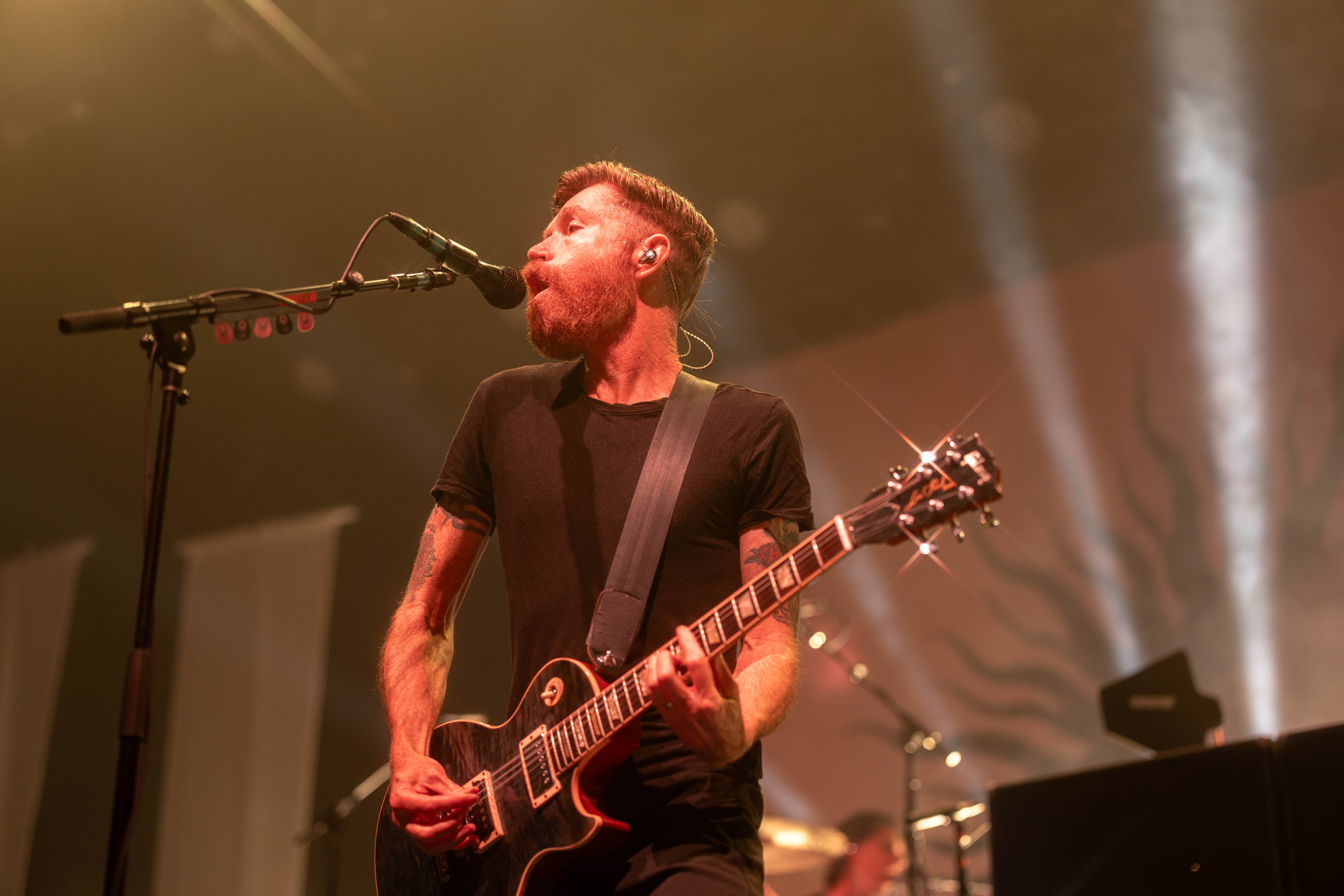MMADISON, WI – SEPTEMBER 30, 2025: A Fire Inside (AFI) performs at The Sylvee in Madison, Wisconsin, marking the opening night of their 2025 U.S. tour. The show was AFI’s first performance in Madison in 28 years. Photography by Ross Harried for Second Crop Music