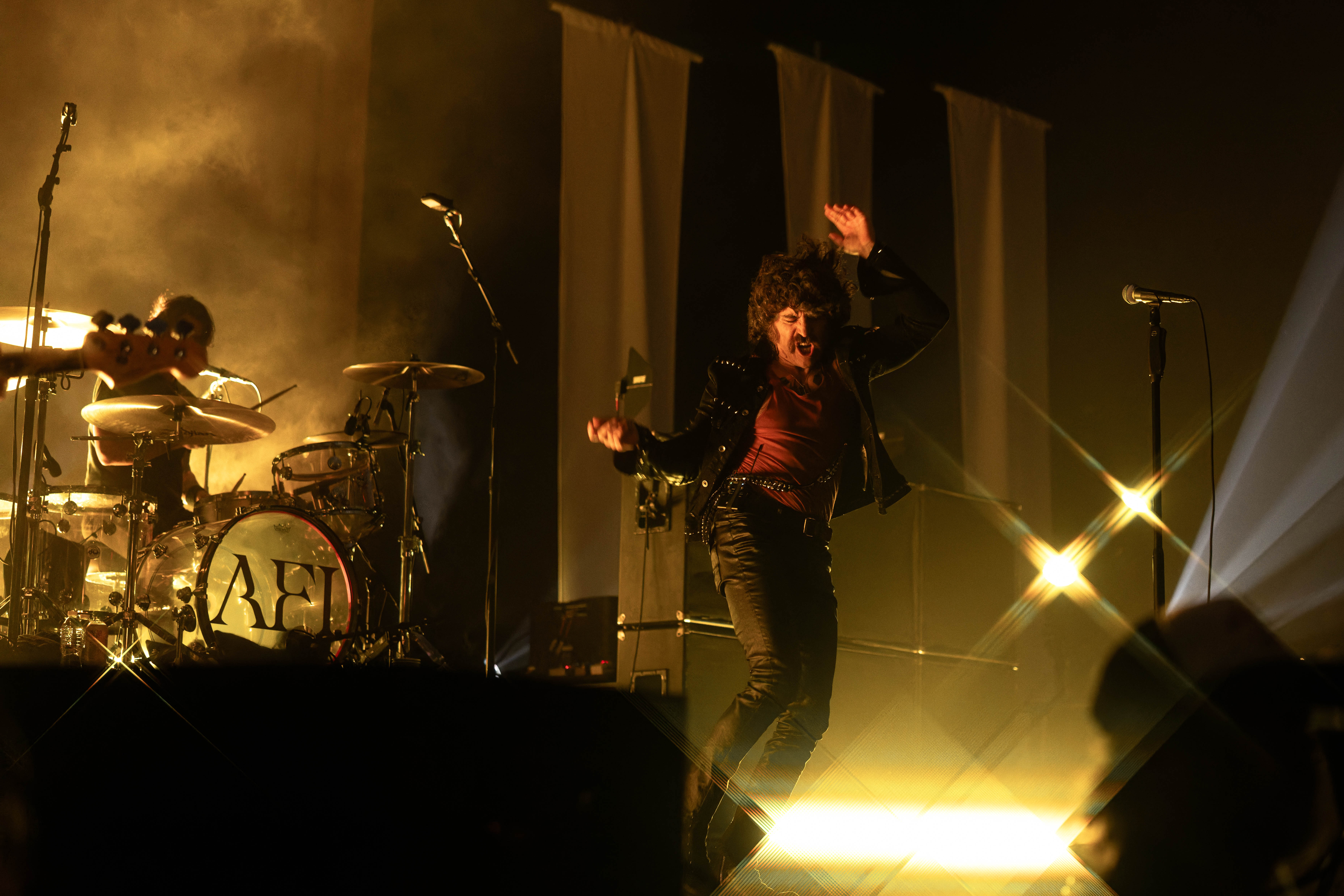 MMADISON, WI – SEPTEMBER 30, 2025: A Fire Inside (AFI) performs at The Sylvee in Madison, Wisconsin, marking the opening night of their 2025 U.S. tour. The show was AFI’s first performance in Madison in 28 years. Photography by Ross Harried for Second Crop Music