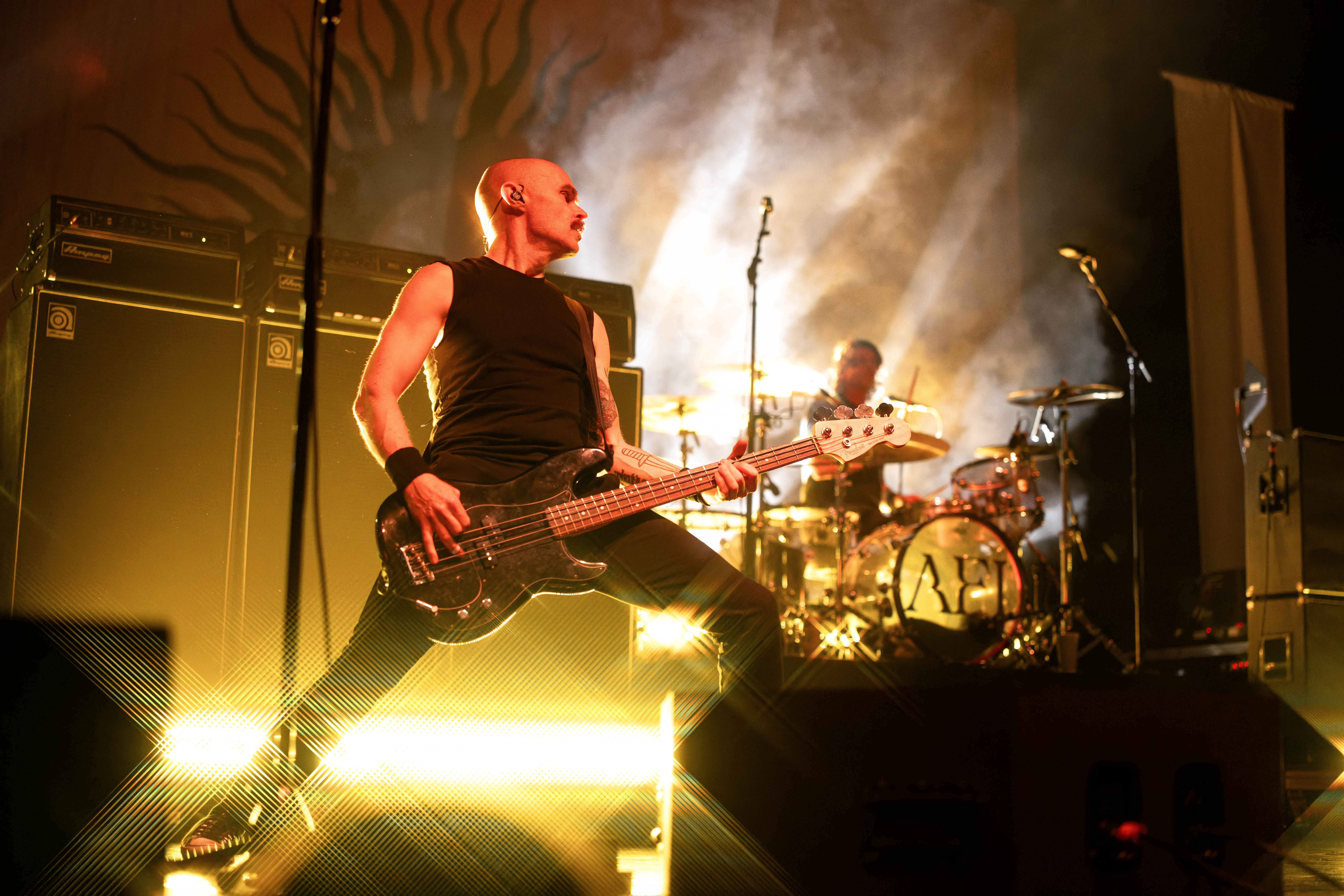 MMADISON, WI – SEPTEMBER 30, 2025: A Fire Inside (AFI) performs at The Sylvee in Madison, Wisconsin, marking the opening night of their 2025 U.S. tour. The show was AFI’s first performance in Madison in 28 years. Photography by Ross Harried for Second Crop Music