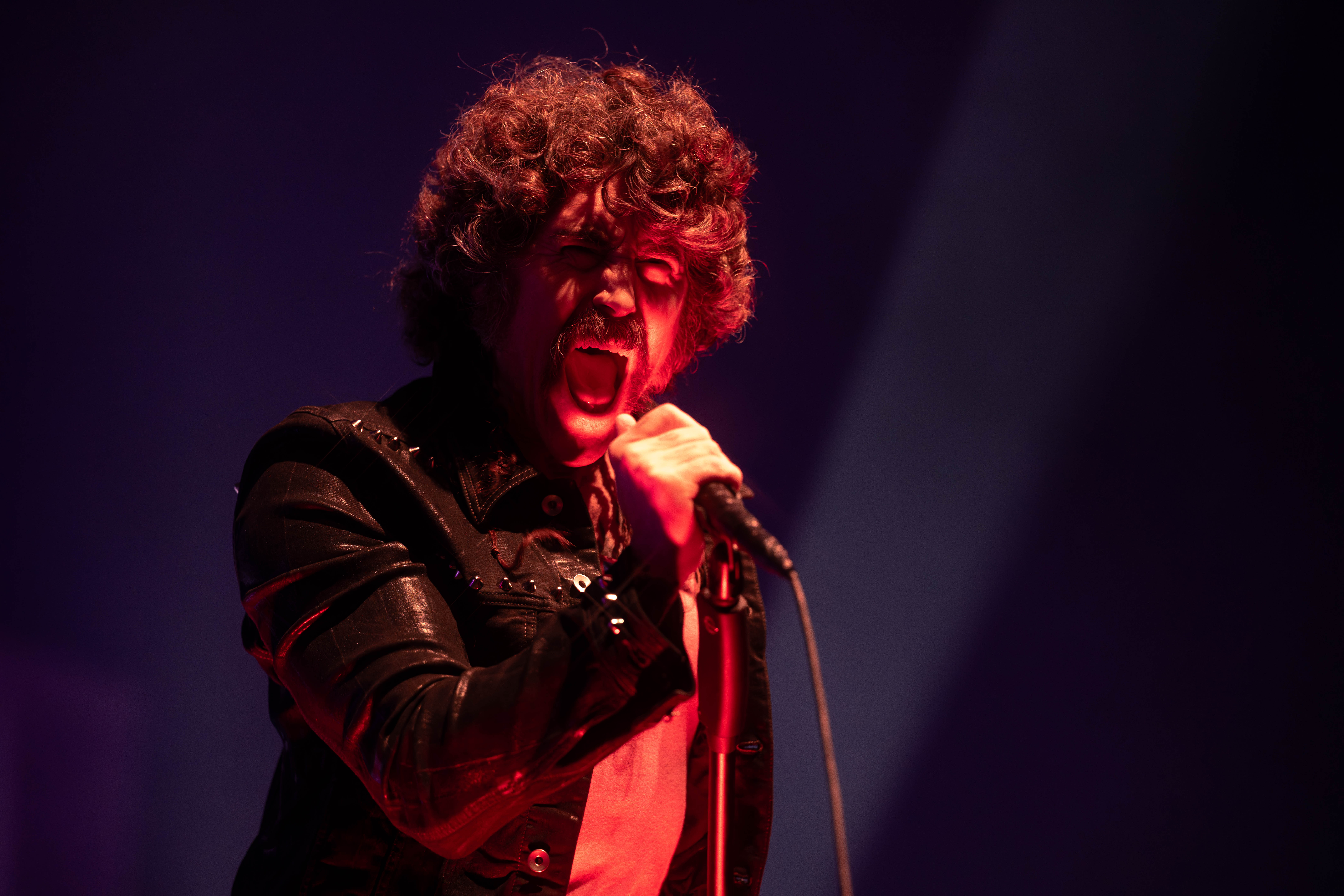 MMADISON, WI – SEPTEMBER 30, 2025: A Fire Inside (AFI) performs at The Sylvee in Madison, Wisconsin, marking the opening night of their 2025 U.S. tour. The show was AFI’s first performance in Madison in 28 years. Photography by Ross Harried for Second Crop Music