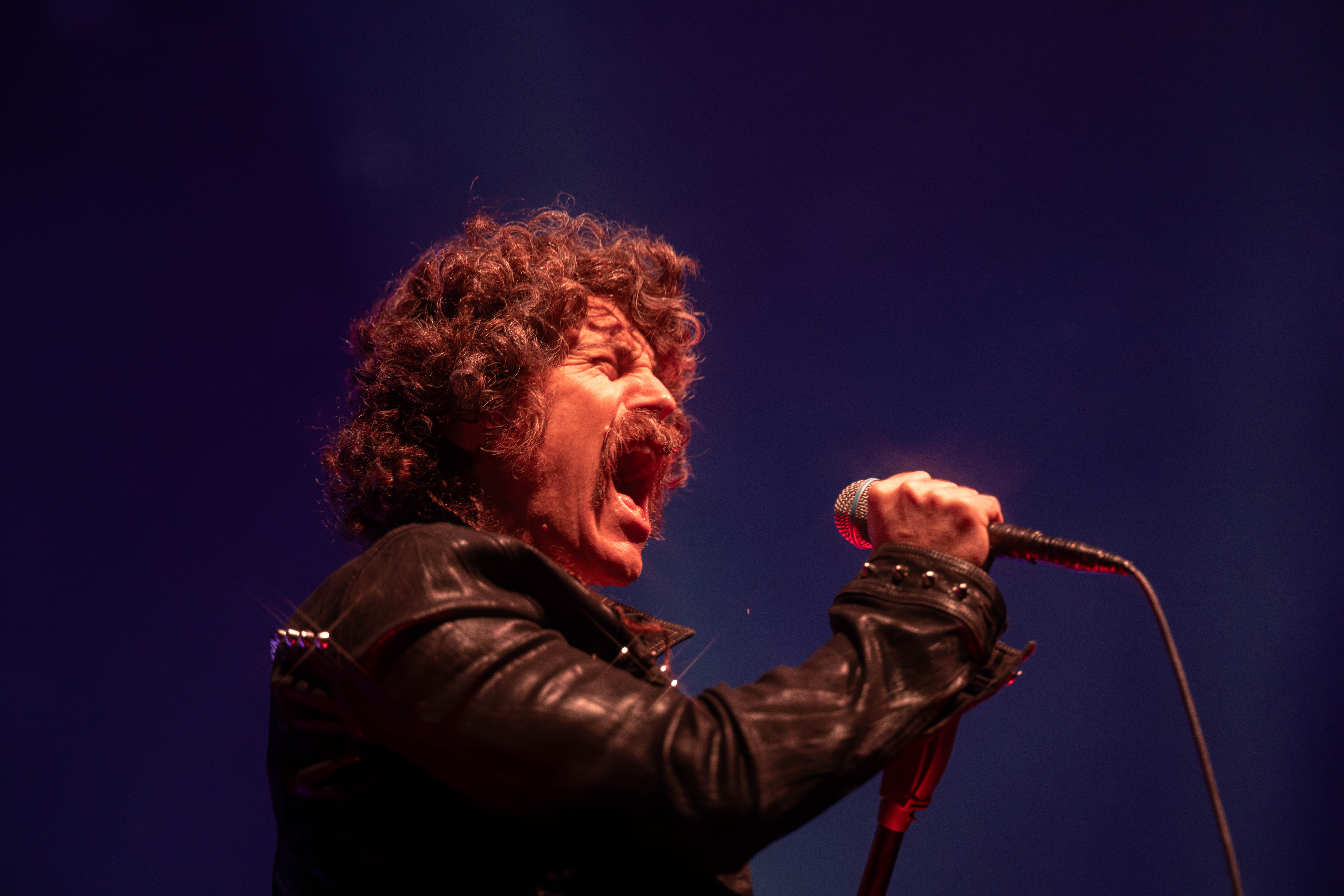 MMADISON, WI – SEPTEMBER 30, 2025: A Fire Inside (AFI) performs at The Sylvee in Madison, Wisconsin, marking the opening night of their 2025 U.S. tour. The show was AFI’s first performance in Madison in 28 years. Photography by Ross Harried for Second Crop Music