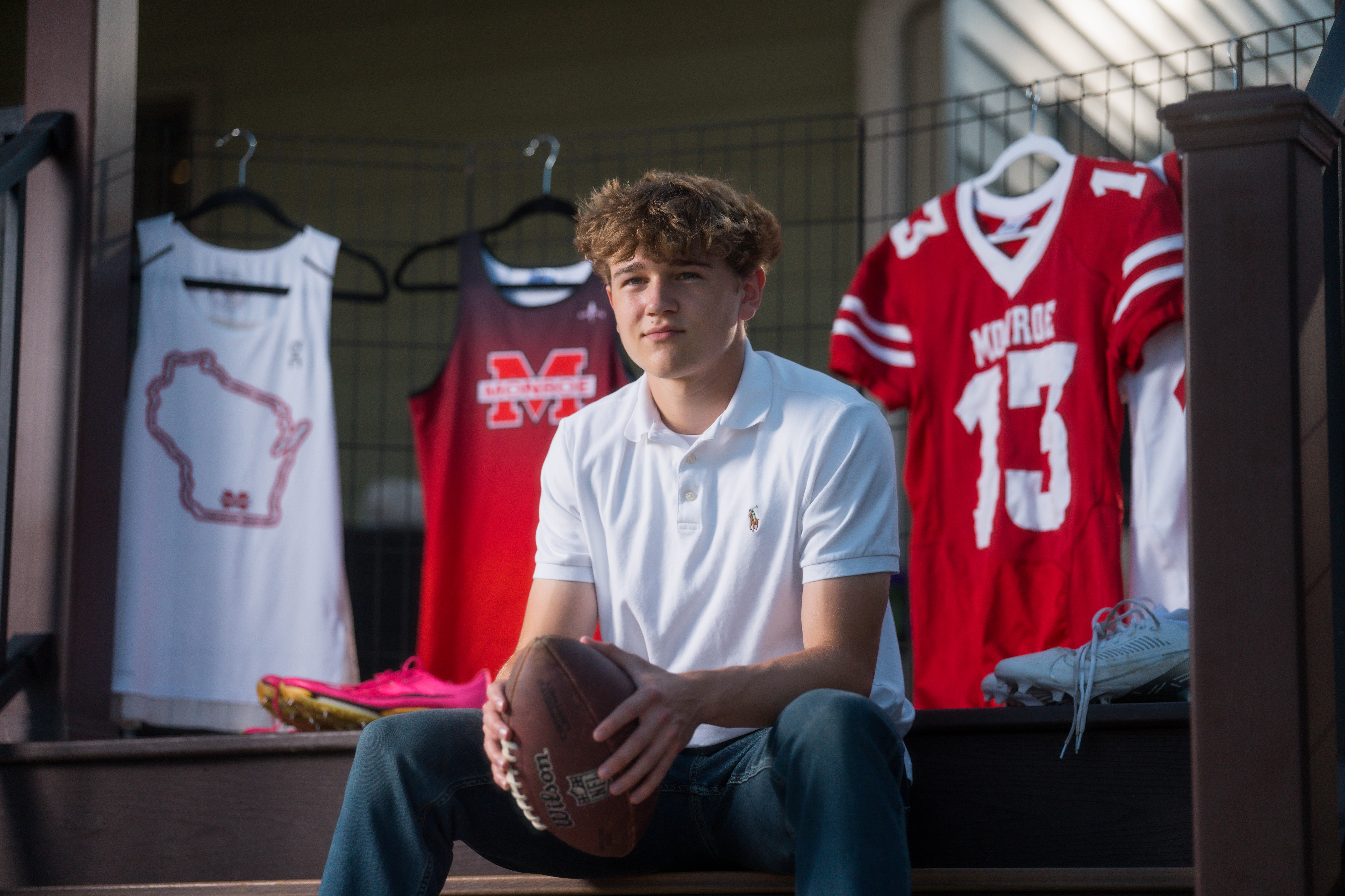 Click to View Larger Monroe High School Senior, Noah, class of 2026. Photography by Ross Harried for Second Crop Creative.