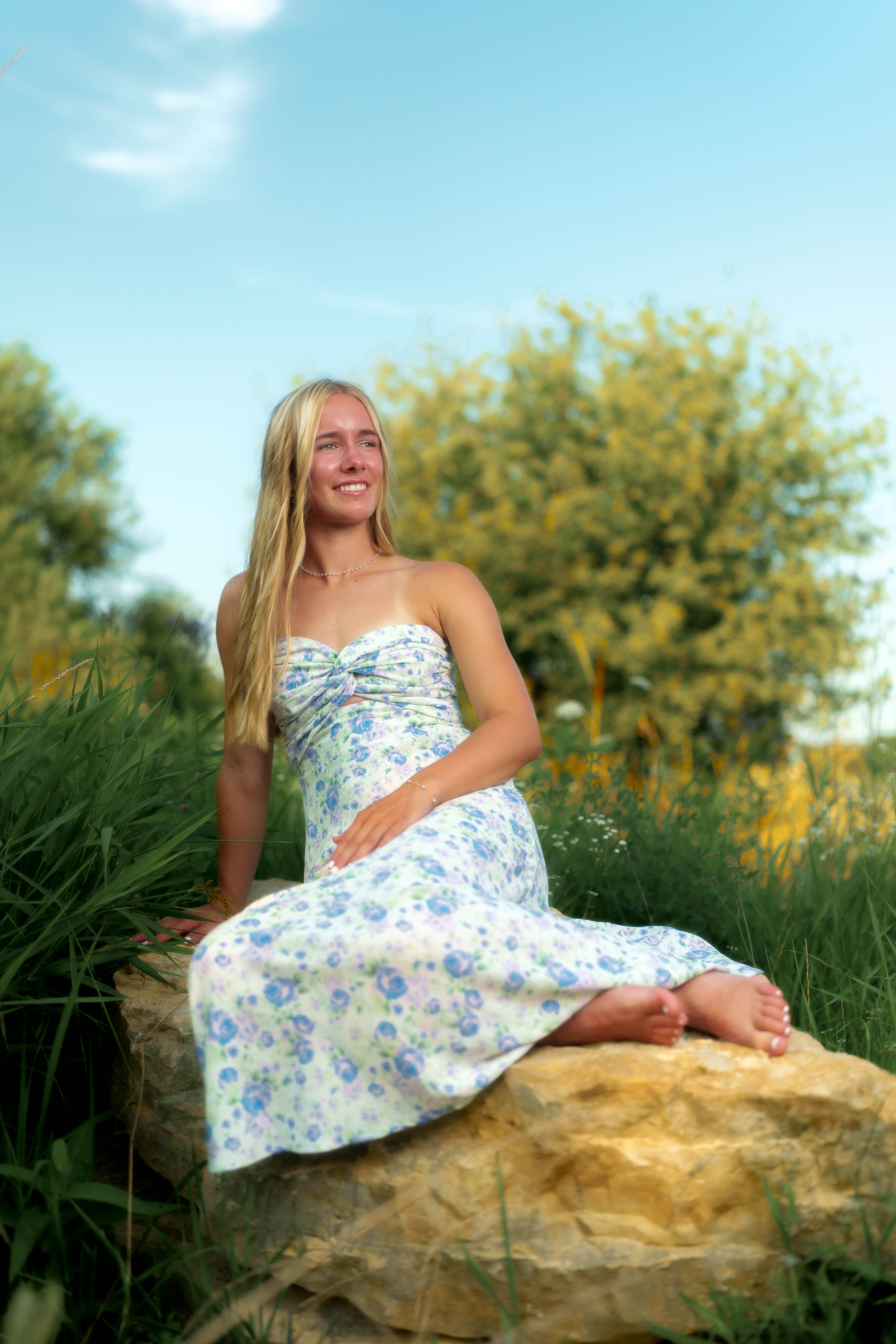Click to View Larger Molly Olson poses for her senior portraits at Pheasant Valley Barn in Brooklyn, Wisconsin on July 29th, 2025. Olson will be graduating in 2026. Photography by Ross Harried for Second Crop Creative.