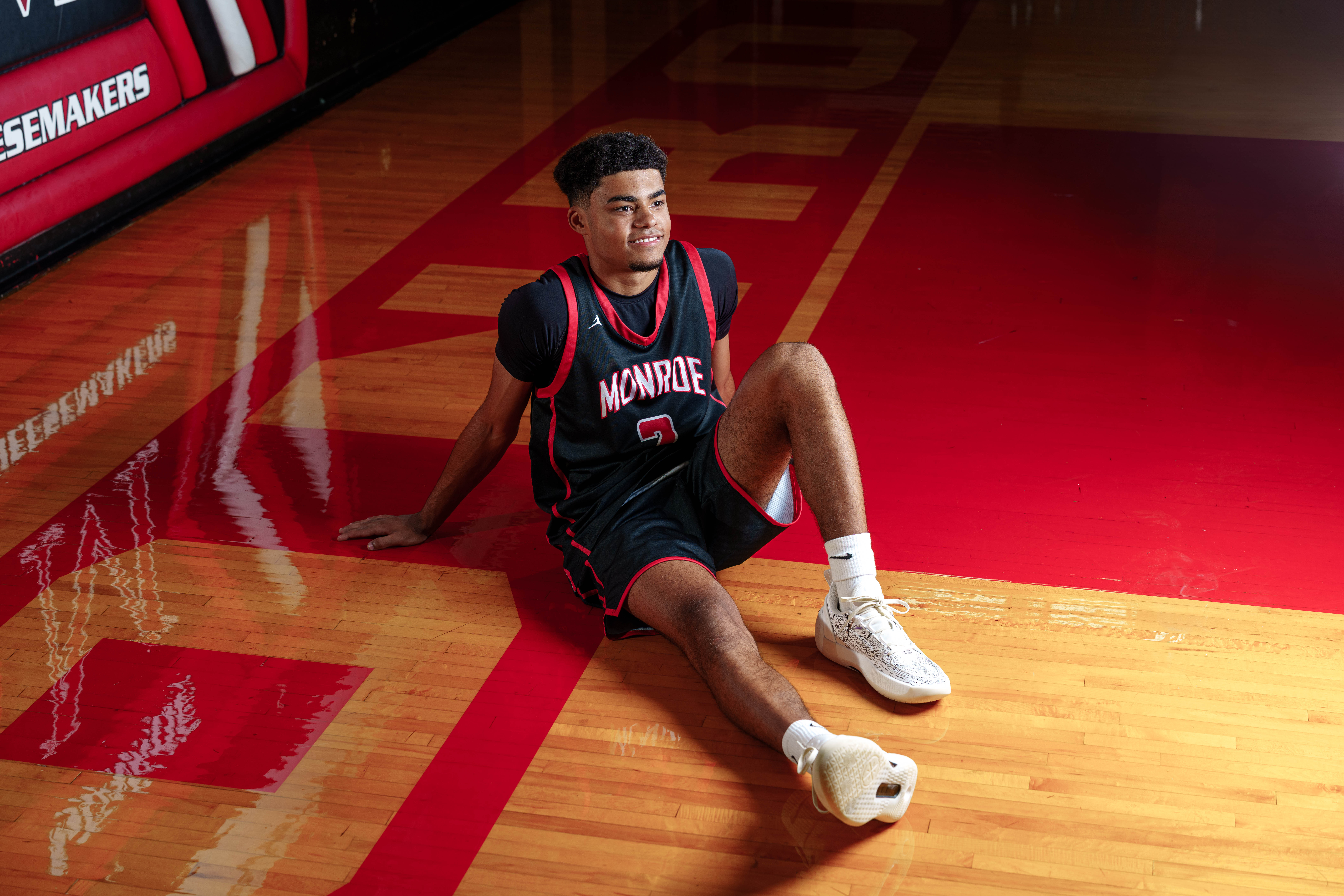 Click to View Larger Mekhi Brown poses for senior photos in Monroe Wisconsin on August 14th, 2025. Brown will graduate in 2026. Photography by Ross Harried for Second Crop Creative.