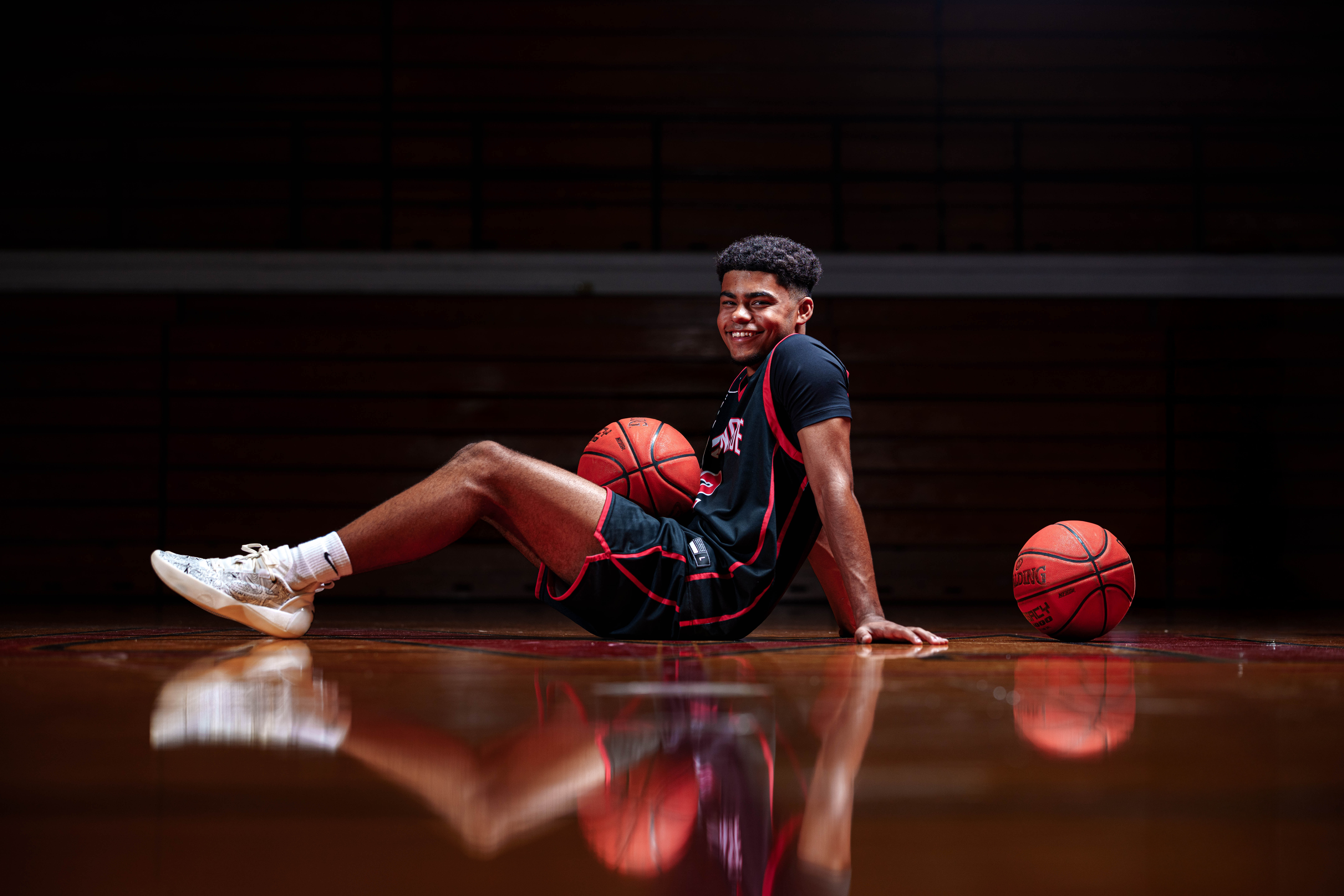 Click to View Larger Mekhi Brown poses for senior photos in Monroe Wisconsin on August 14th, 2025. Brown will graduate in 2026. Photography by Ross Harried for Second Crop Creative.