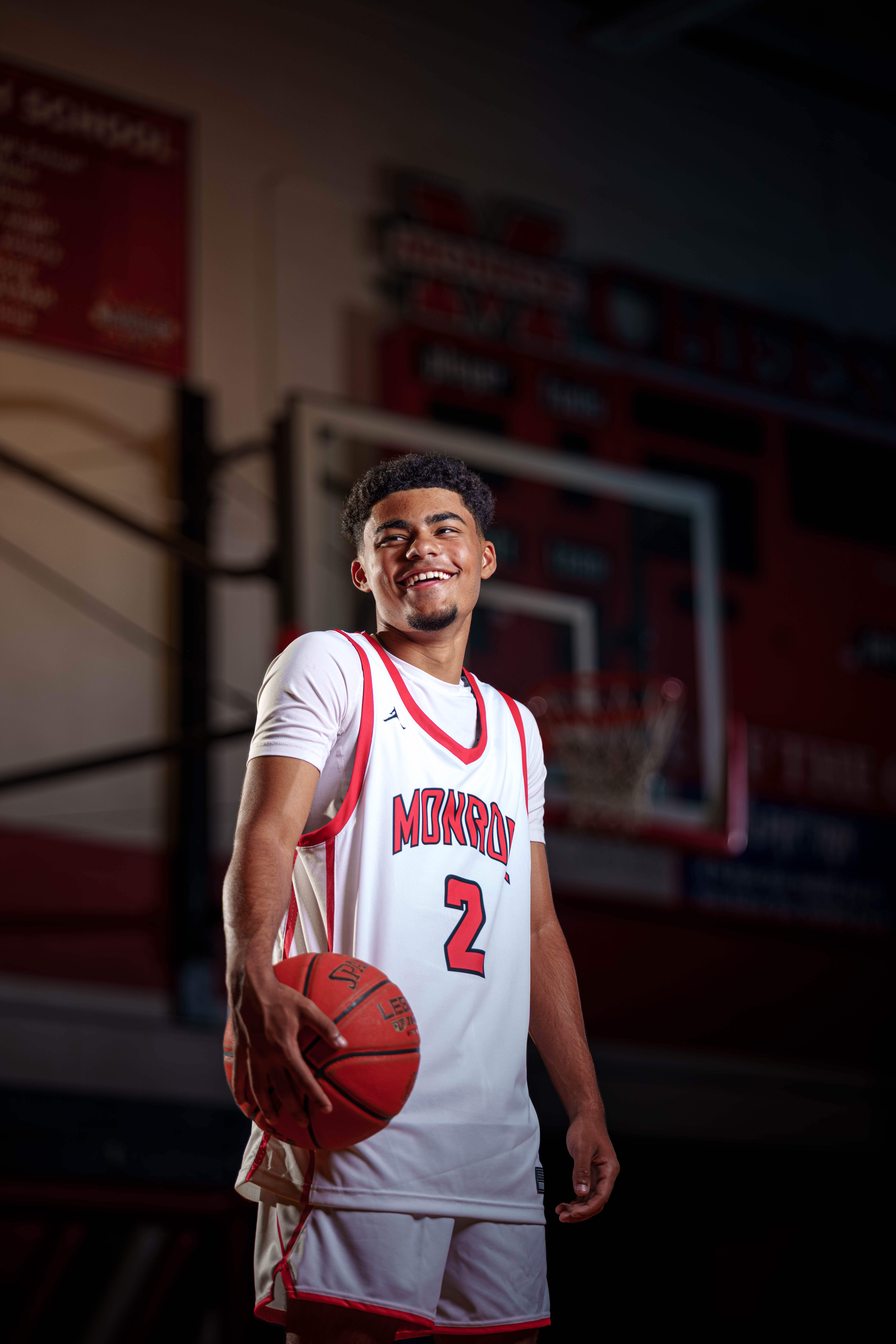 Click to View Larger Mekhi Brown poses for senior photos in Monroe Wisconsin on August 14th, 2025. Brown will graduate in 2026. Photography by Ross Harried for Second Crop Creative.