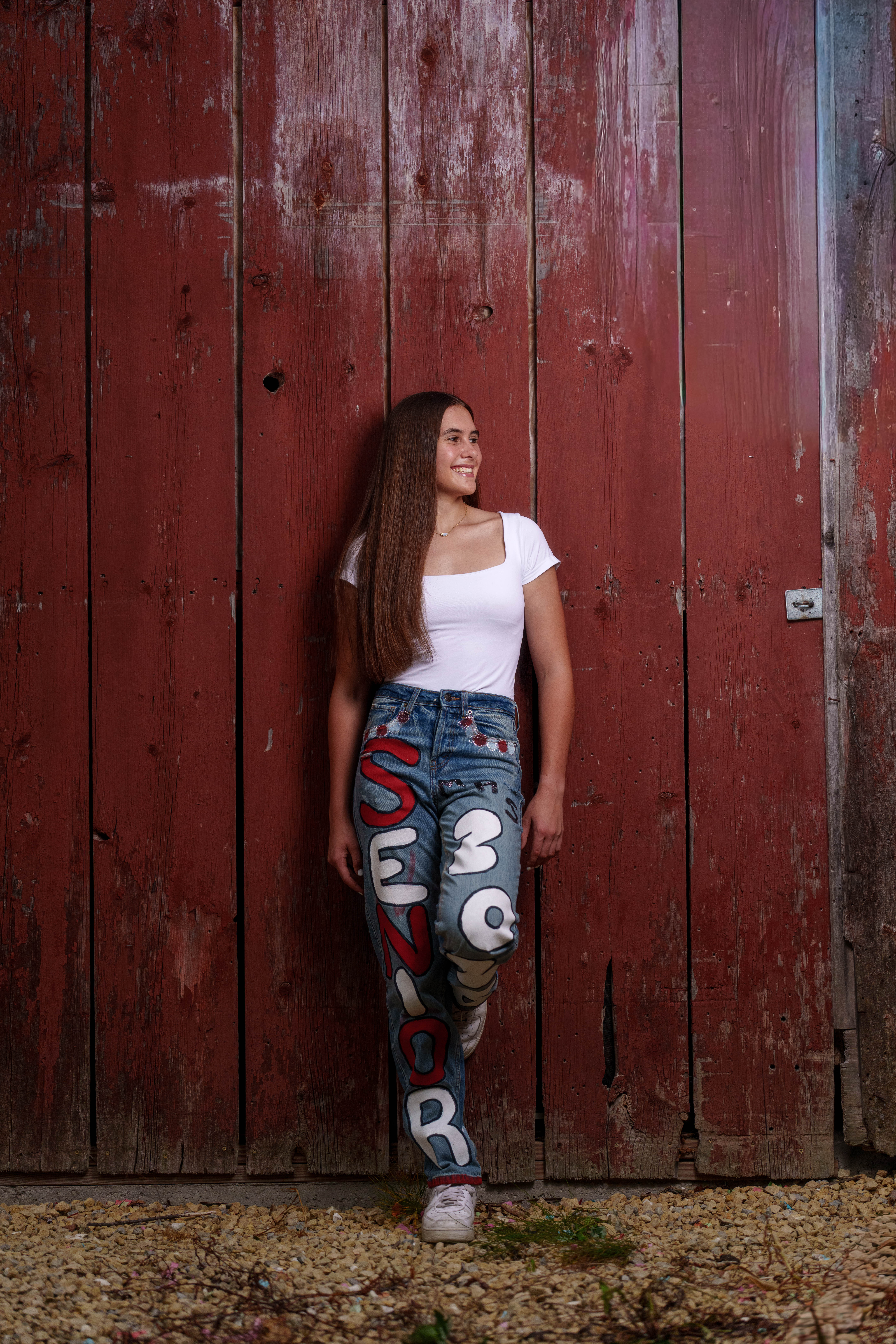 Click to View Larger Mary McKenzie poses for senior photos in Monroe Wisconsin on August 17th, 2025. McKenzie will graduate in 2026. Photography by Ross Harried for Second Crop Creative.