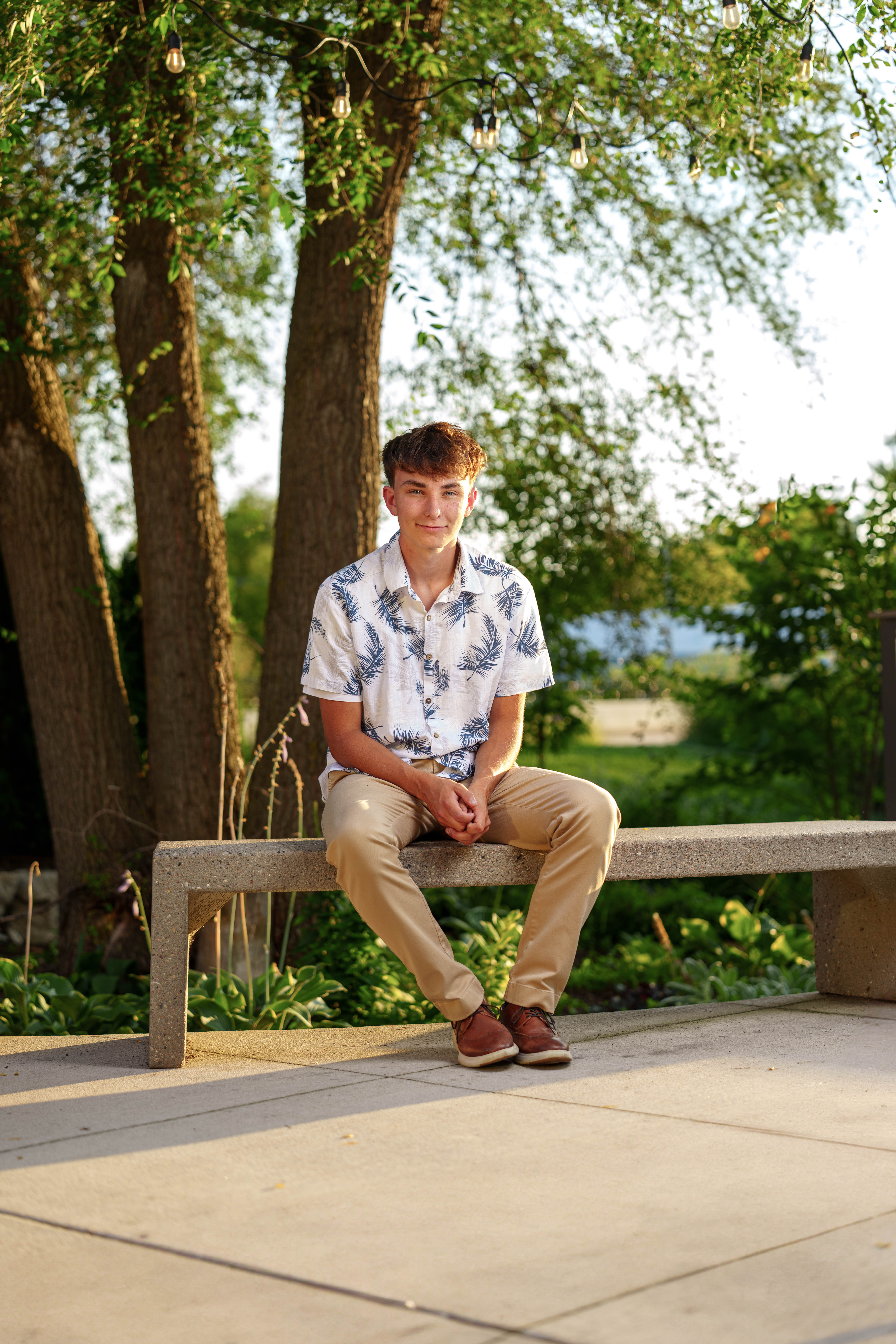Click to View Larger Grant Hubbard poses for senior photos in Poli, Wisconsin on August 21st, 2025. Hubbard will graduate in 2026. Photography by Ross Harried for Second Crop Creative.