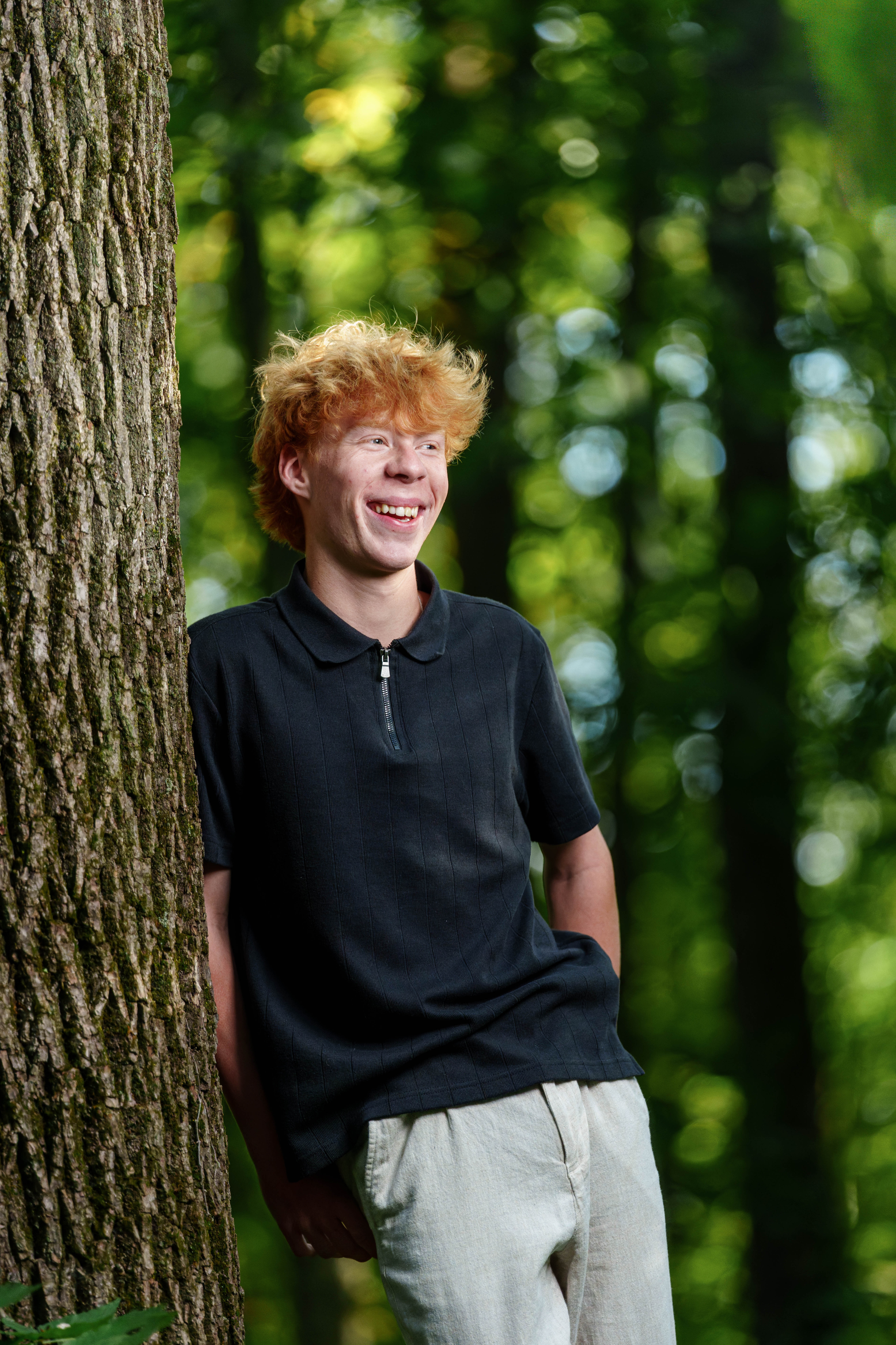 Click to View Larger Logan Meier poses for senior photos outside Monroe, Wisconsin on September 5th, 2025. Meirer will graduate in 2026. Photography by Ross Harried for Second Crop Creative.