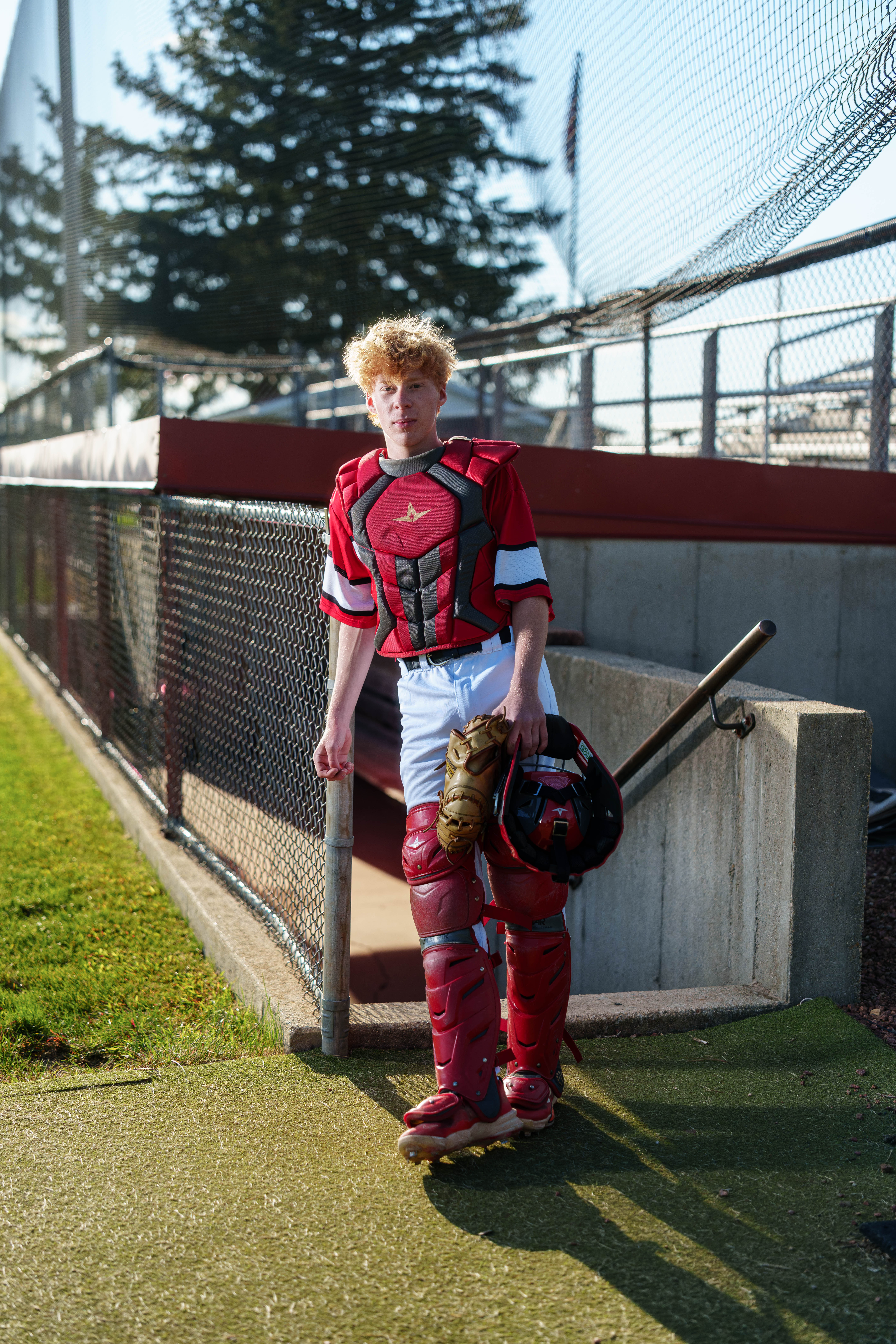 Click to View Larger Logan Meier poses for senior photos outside Monroe, Wisconsin on September 5th, 2025. Meirer will graduate in 2026. Photography by Ross Harried for Second Crop Creative.