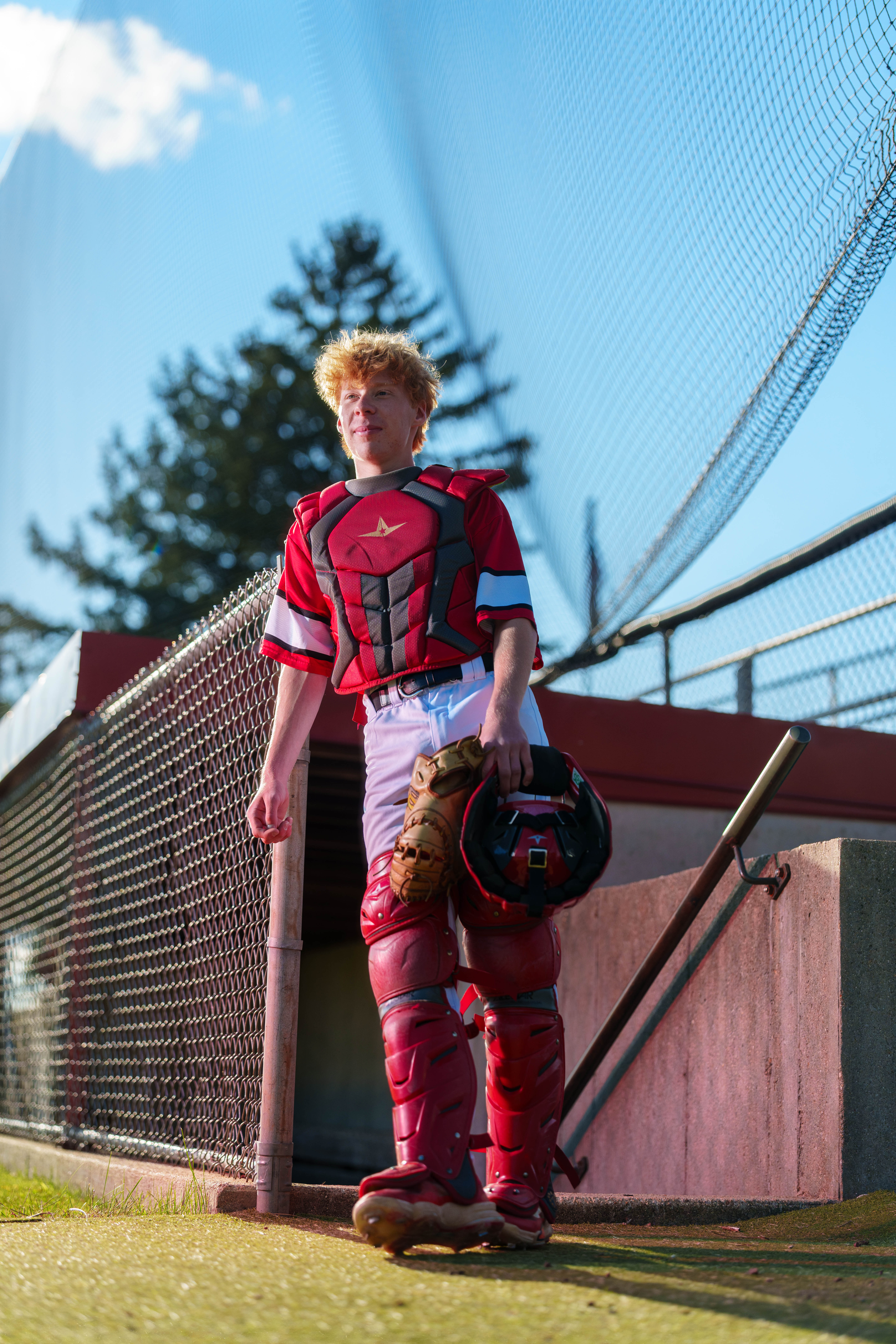 Click to View Larger Logan Meier poses for senior photos outside Monroe, Wisconsin on September 5th, 2025. Meirer will graduate in 2026. Photography by Ross Harried for Second Crop Creative.