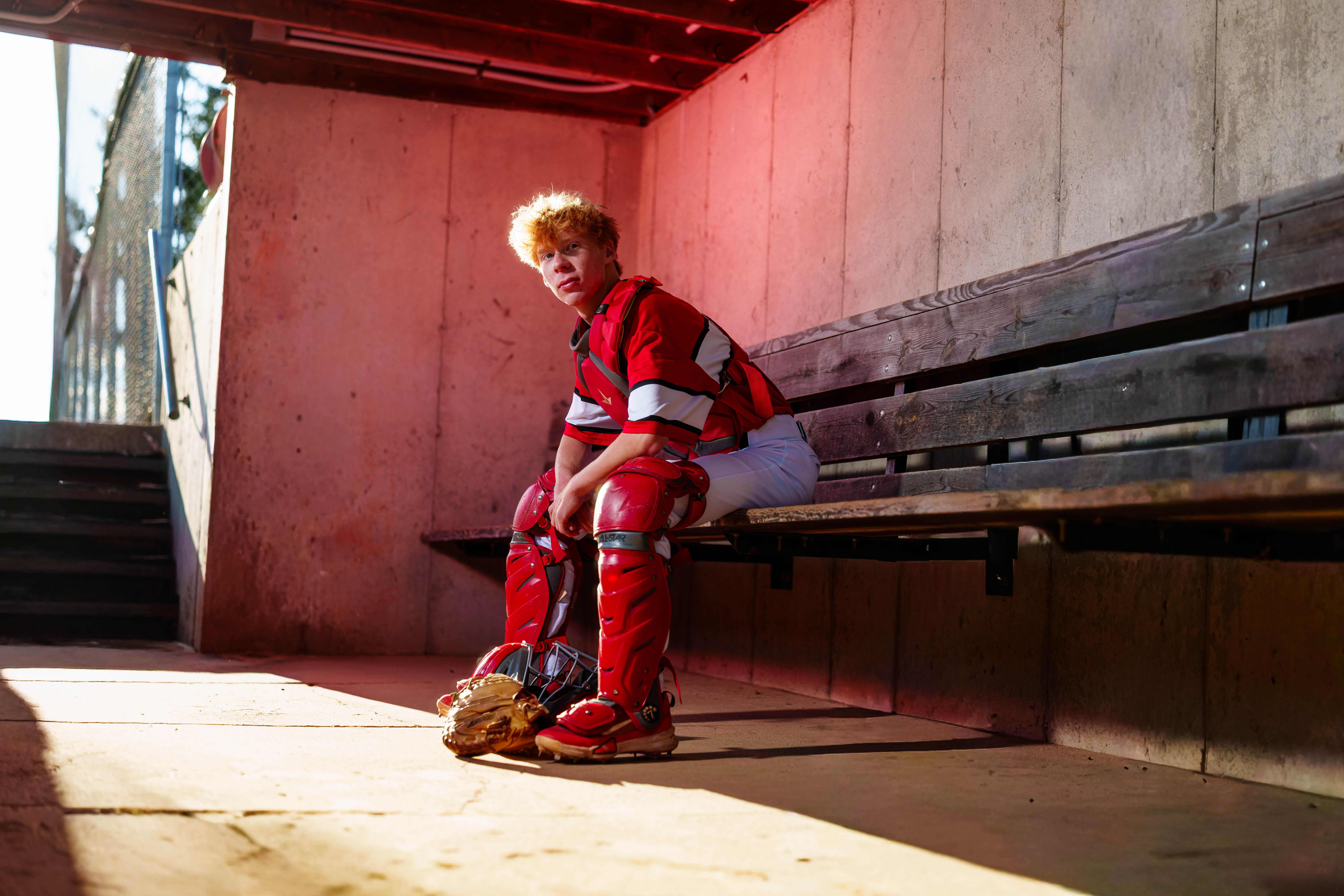 Click to View Larger Logan Meier poses for senior photos outside Monroe, Wisconsin on September 5th, 2025. Meirer will graduate in 2026. Photography by Ross Harried for Second Crop Creative.