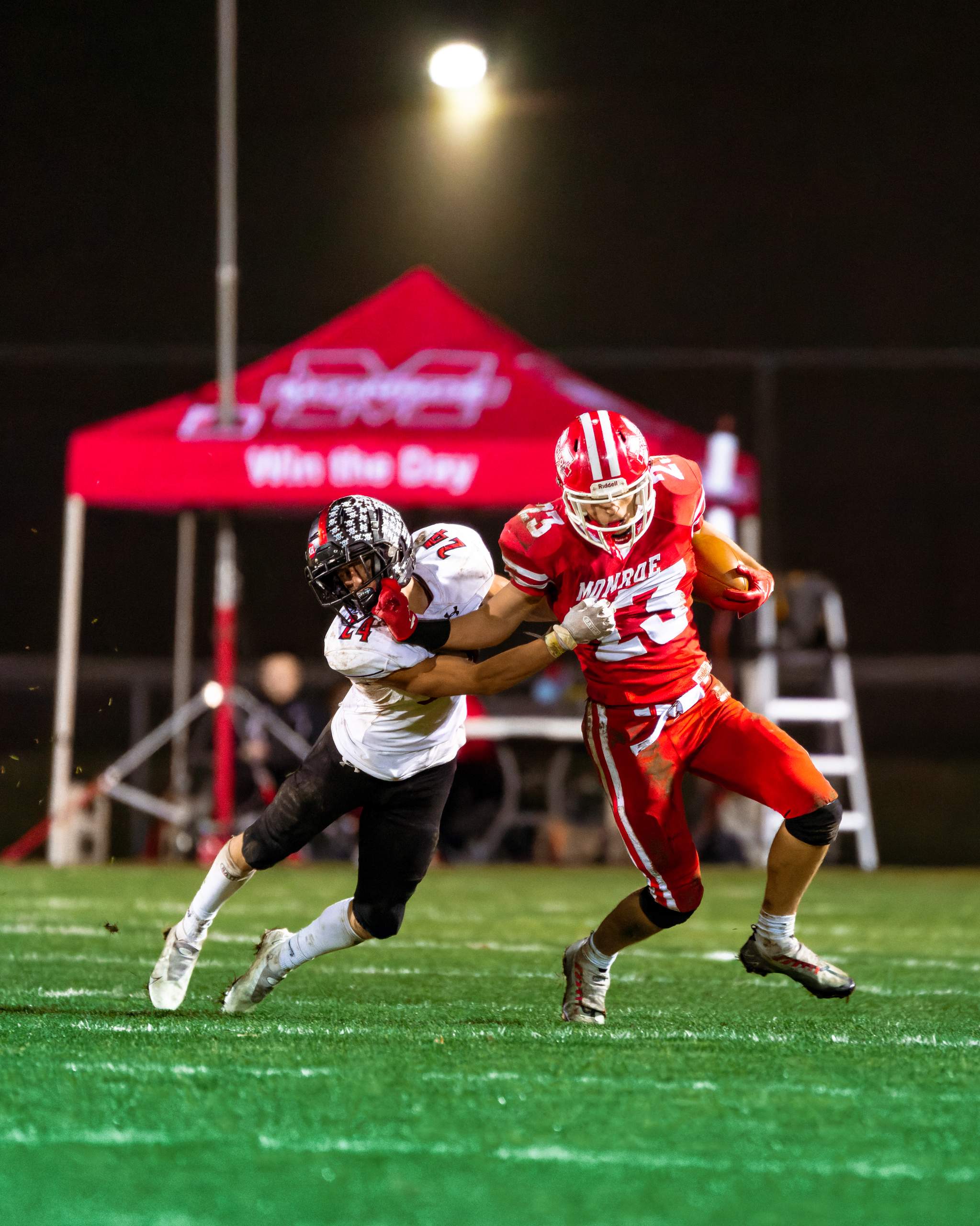 Monroe vs. Pewaukee, Round 2 of the 2022 WIAA Playoffs, photography by Ross Harried for Second Crop Sports