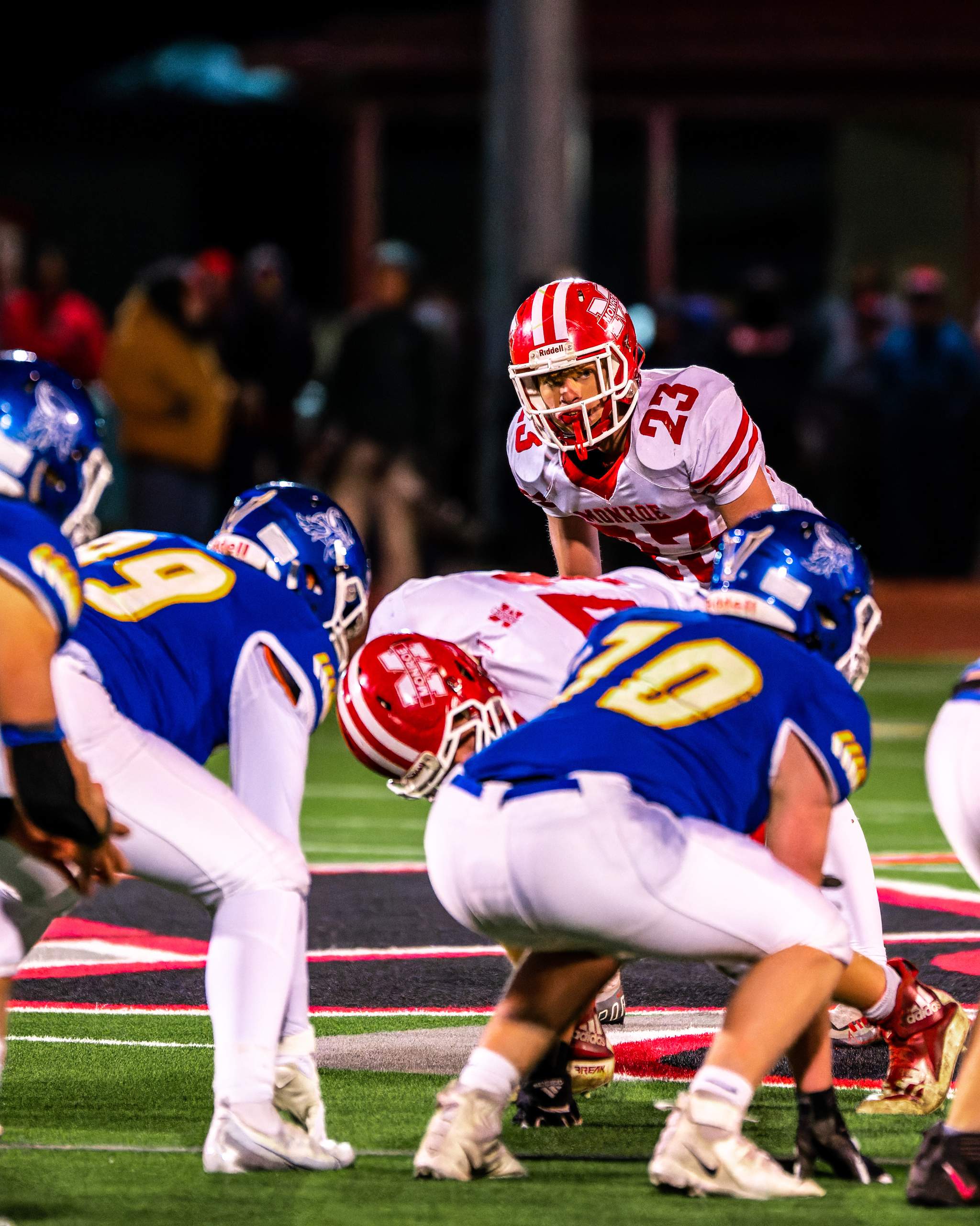 Monroe vs. New Berlin West, Round 4 of the 2022 WIAA Playoffs, photography by Ross Harried for Second Crop Sports