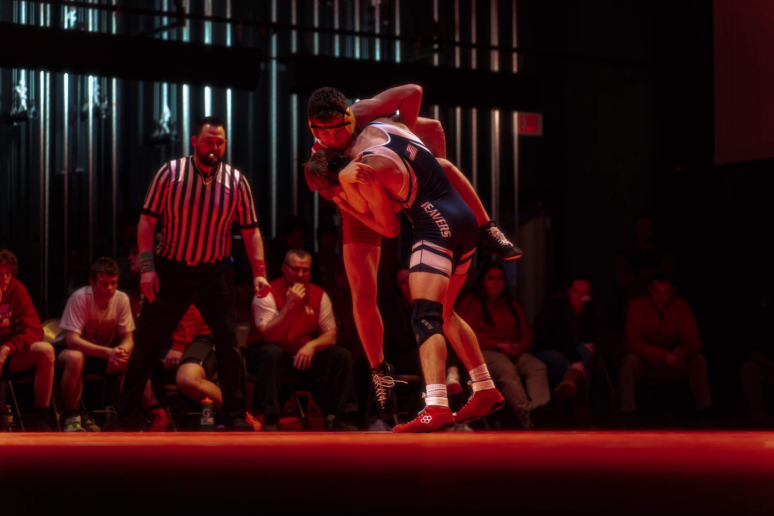 Monroe vs Reedsburg Wrestling, Monroe, WI January 6th, 2023, photography by Ross Harried for Second Crop Sports