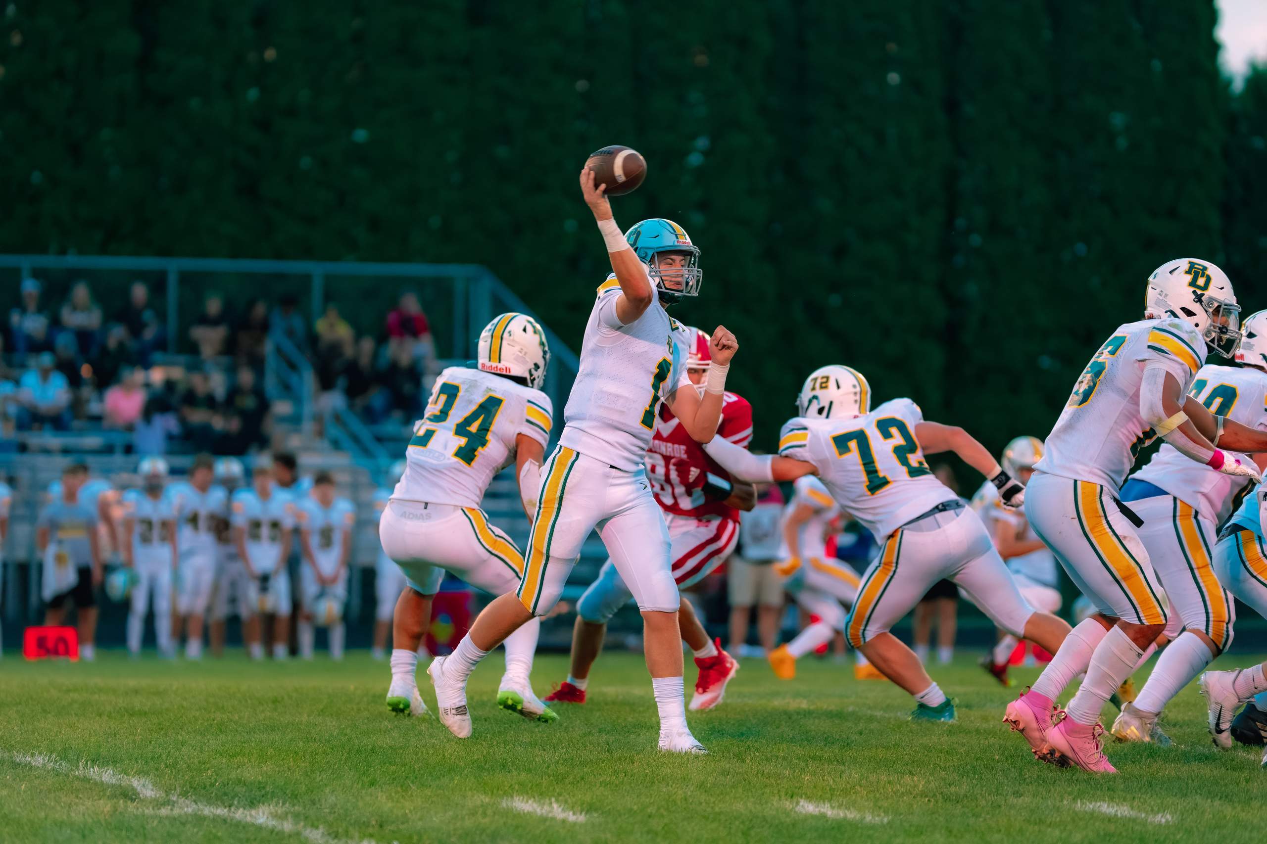Monroe vs Beaver Dam Football, August 18th, 2023, photography by Ross Harried for Second Crop Sports
