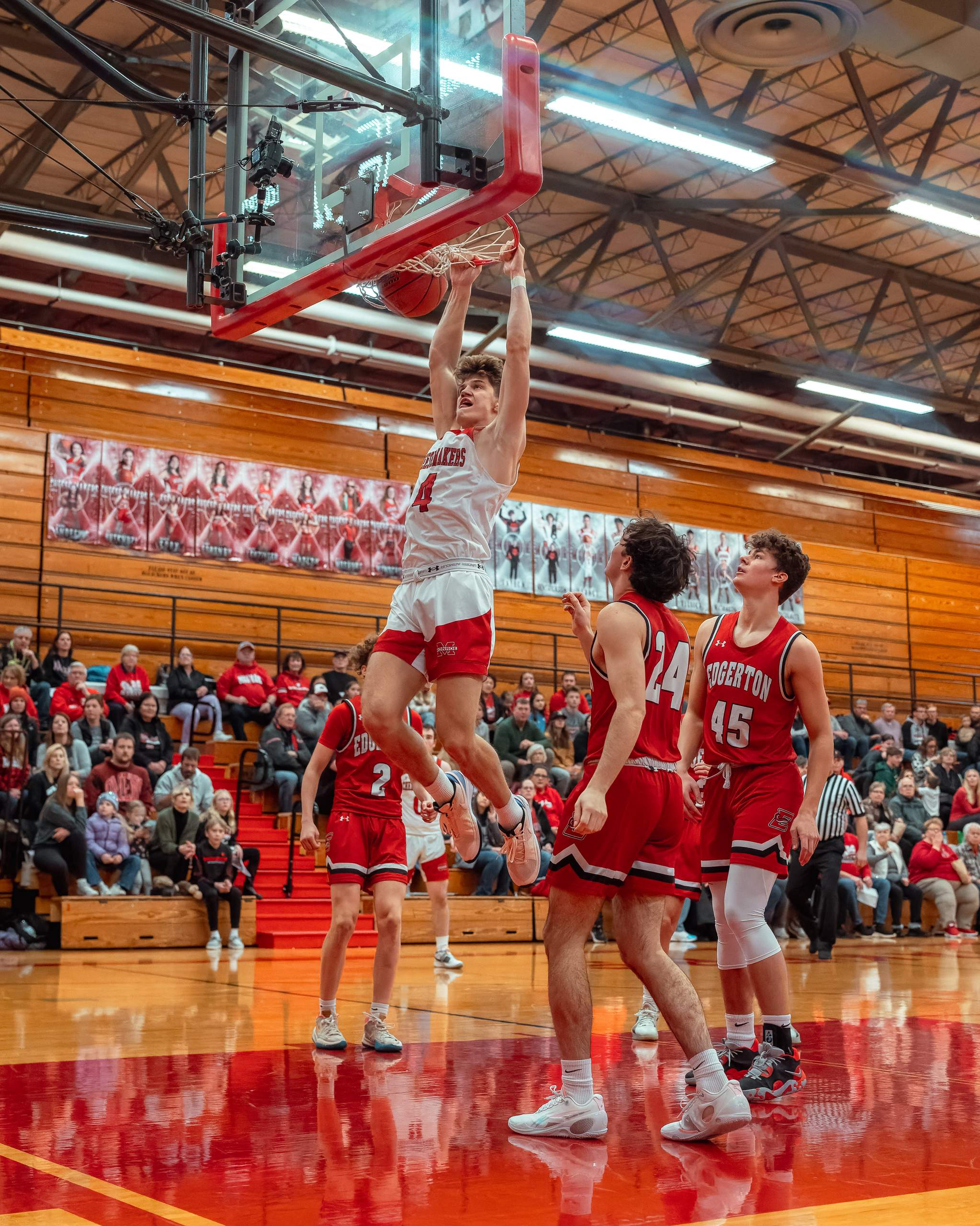 Monroe vs. Edgerton, January 5th, 2024, photography by Ross Harried for Second Crop Sports
