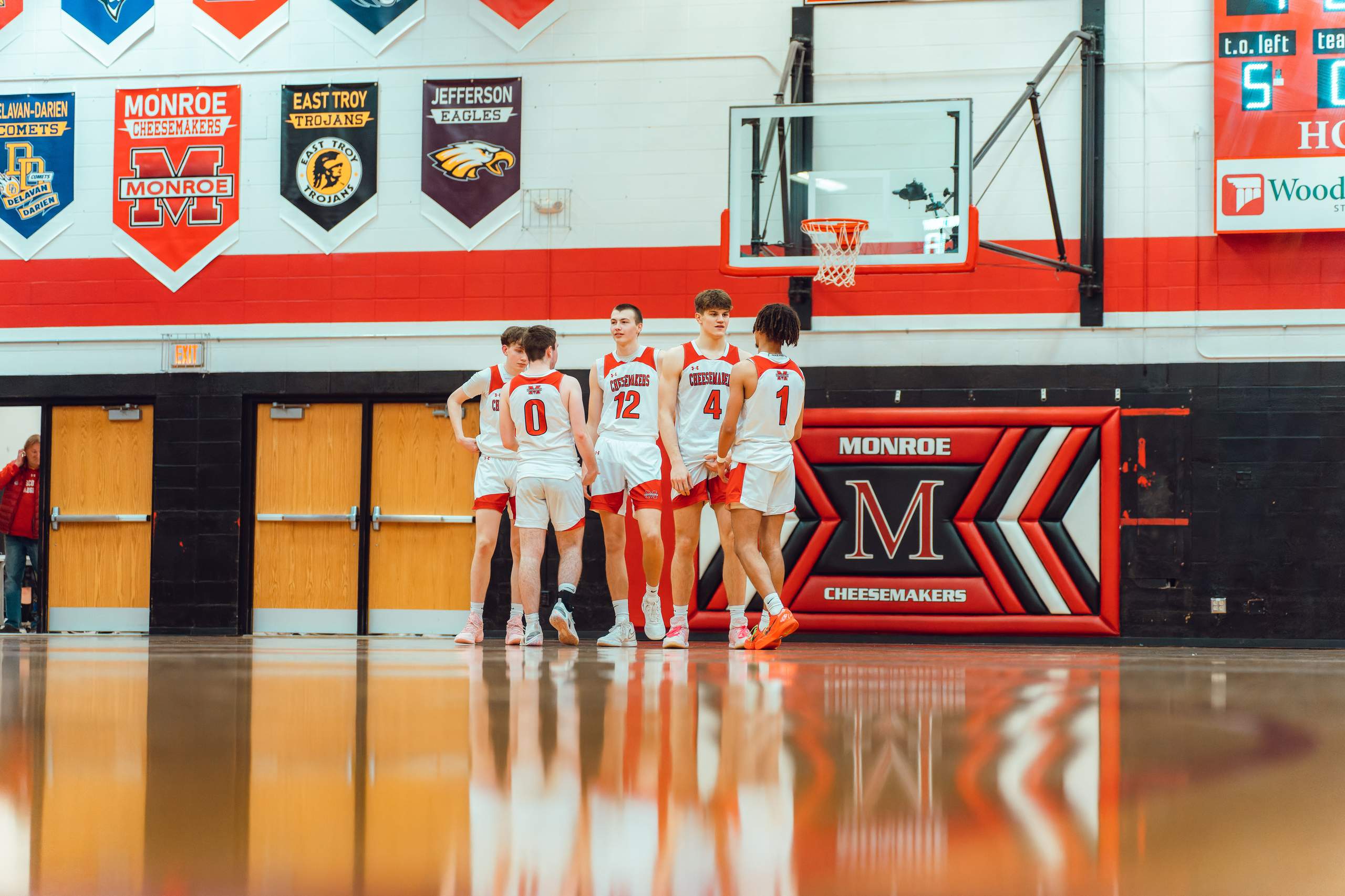 Monroe vs. East Troy Basketball February 22nd, 2024, photography by Ross Harried for Second Crop Sports
