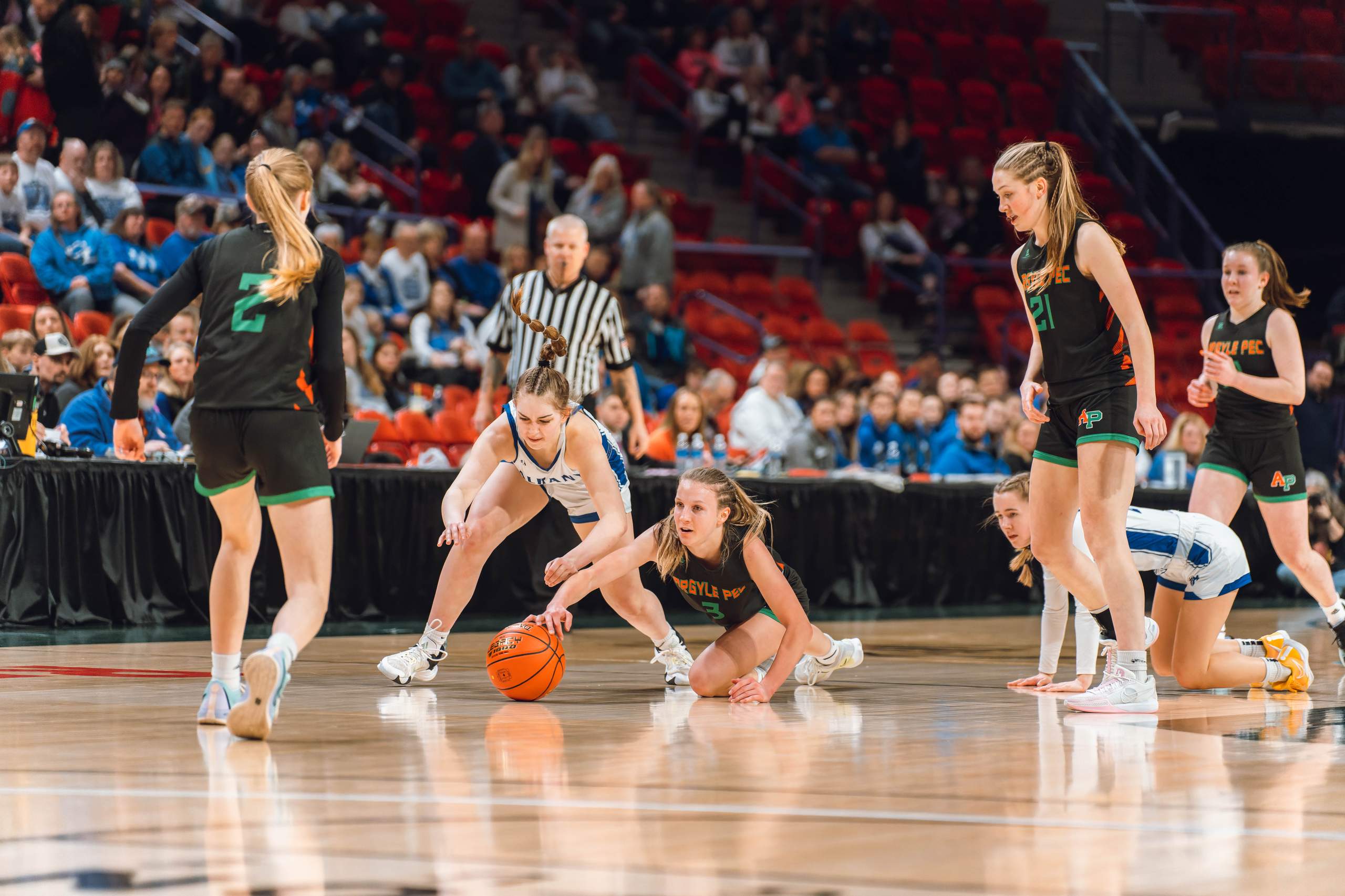 Albany/Monticello vs. Argyle/Pecatonica WIAA Division 5 Semifinal, March 8th, 2024, photography by Ross Harried for Second Crop Sports