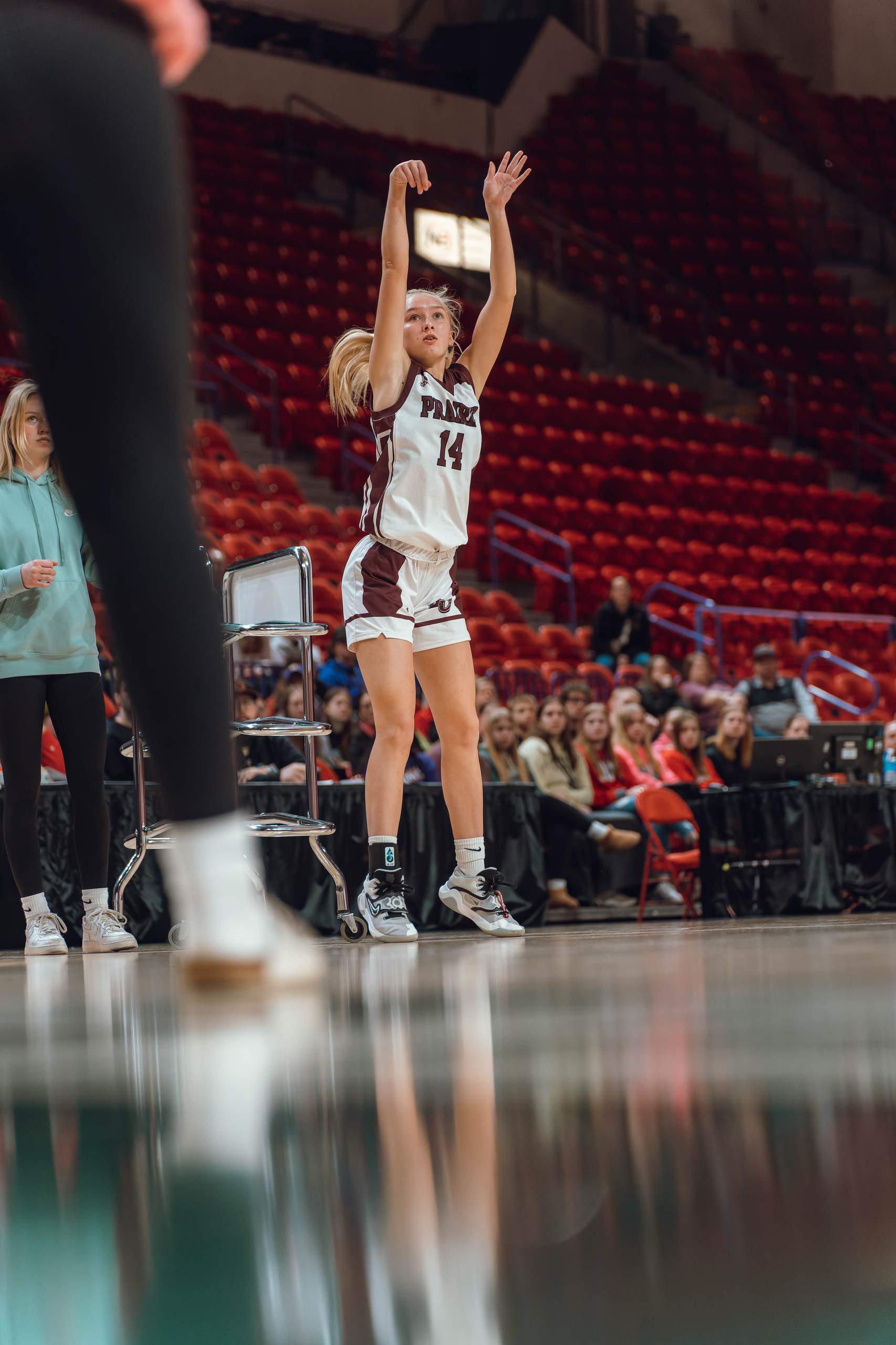 2024 WIAA Girls 3 Point Contest, photography by Ross Harried for Second Crop Sports