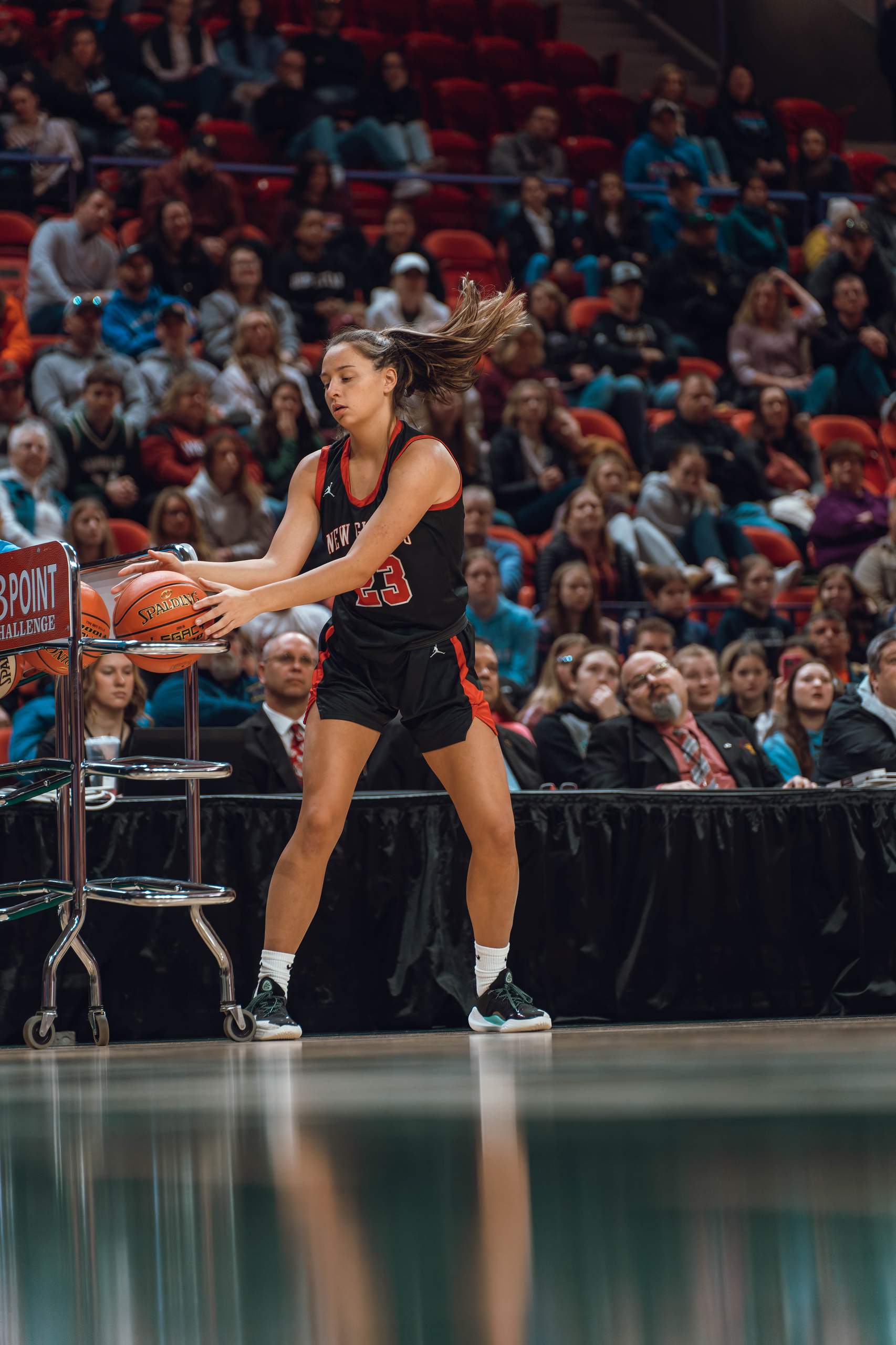2024 WIAA Girls 3 Point Contest, photography by Ross Harried for Second Crop Sports