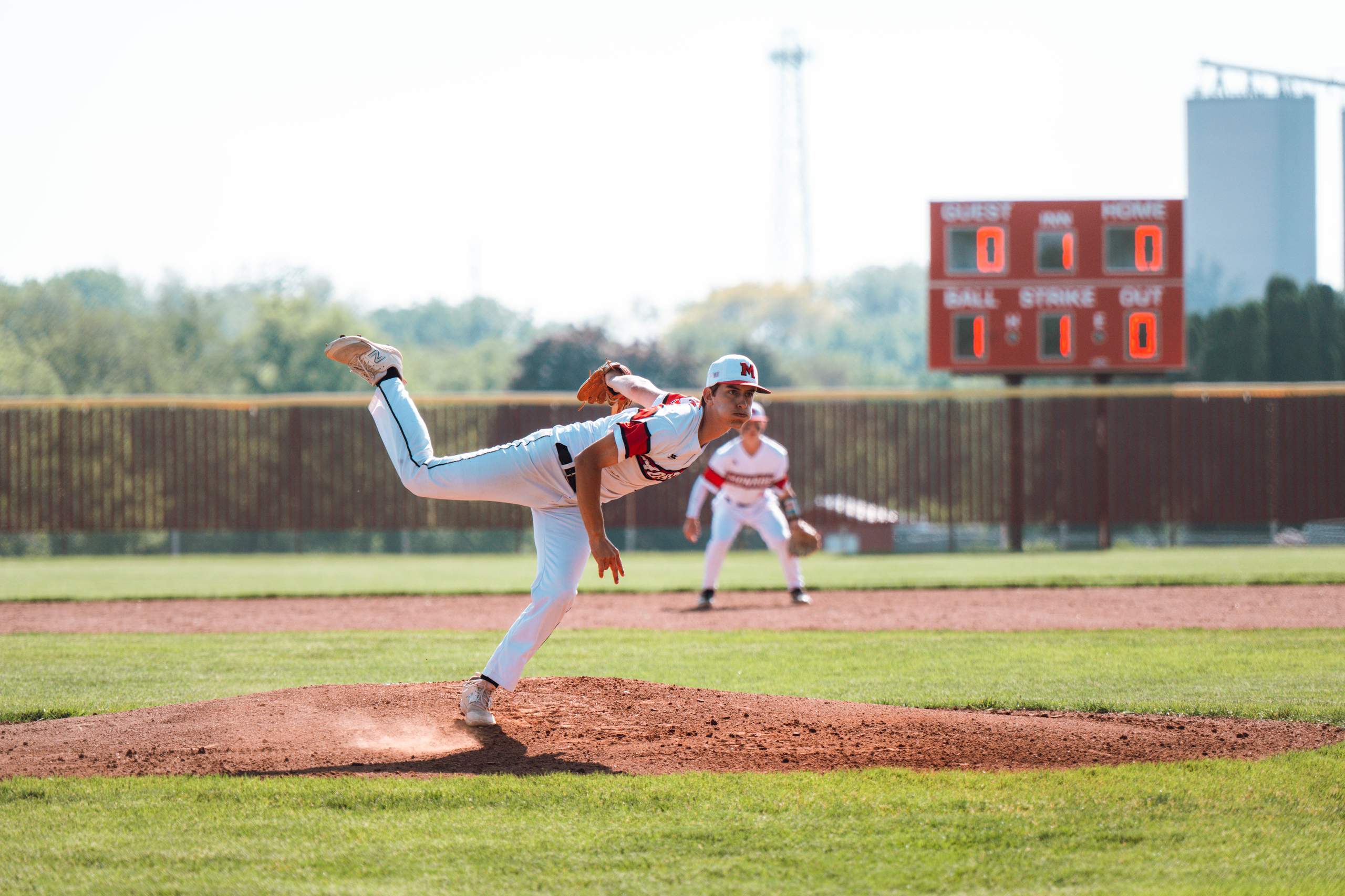 Monroe Baseball vs Big Foot, May 20th, 2024, photography by Ross Harried for Second Crop Sports