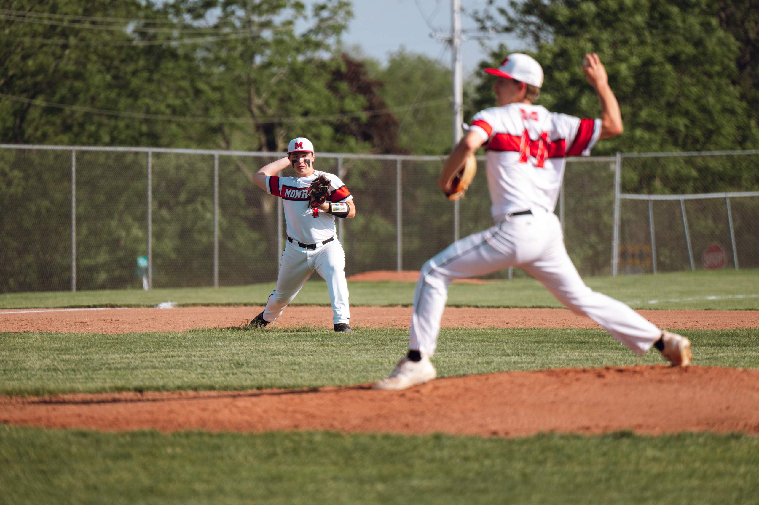 Monroe Baseball vs Big Foot, May 20th, 2024, photography by Ross Harried for Second Crop Sports