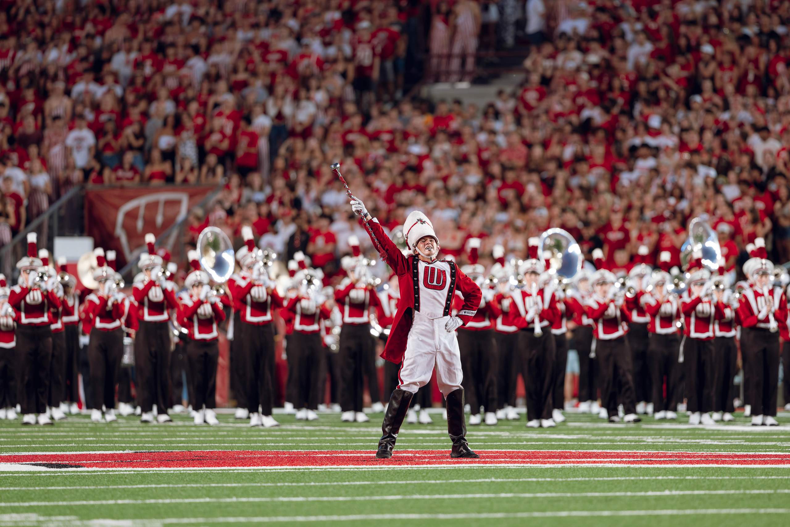 Wisconsin Badgers vs. Western Michigan Broncos at Camp Randall Stadium August 30, 2024, photography by Ross Harried for Second Crop Sports