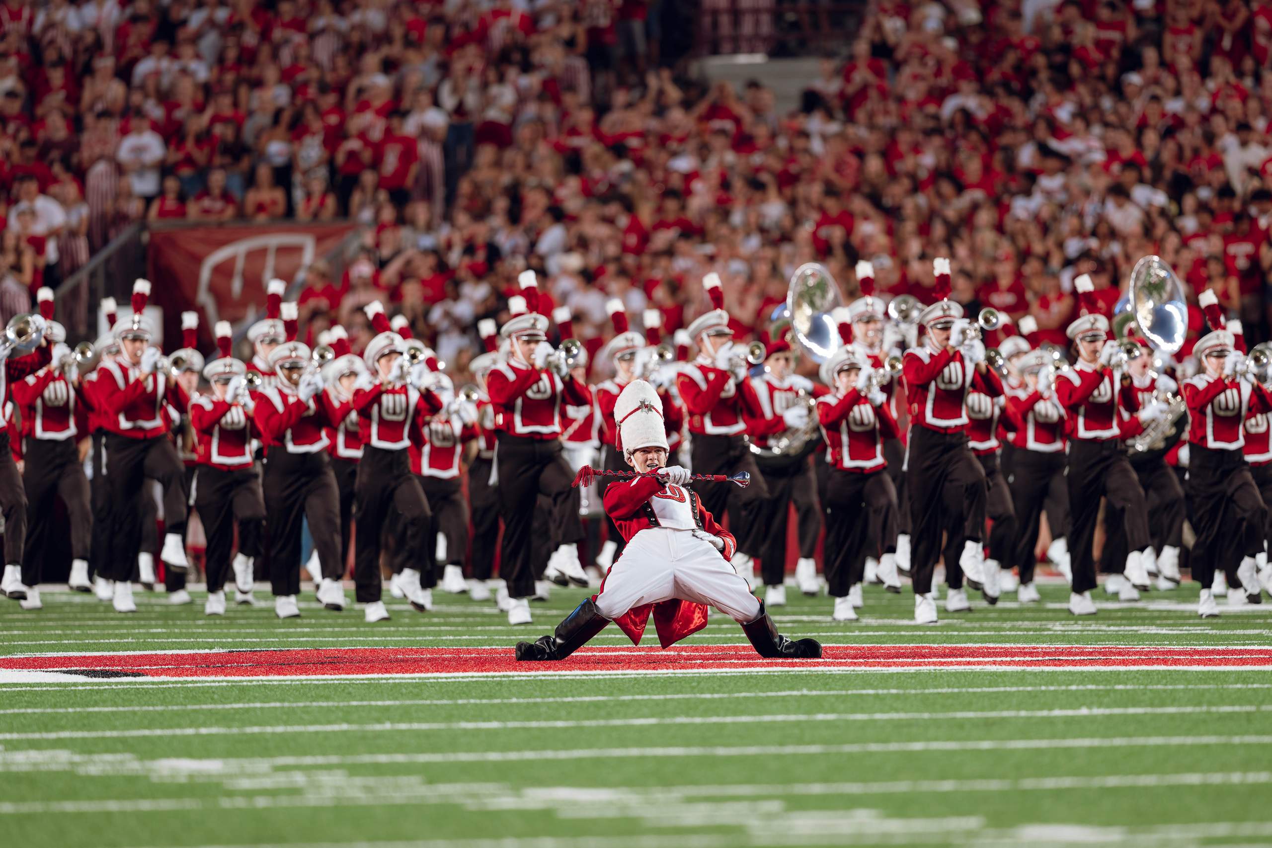 Wisconsin Badgers vs. Western Michigan Broncos at Camp Randall Stadium August 30, 2024, photography by Ross Harried for Second Crop Sports