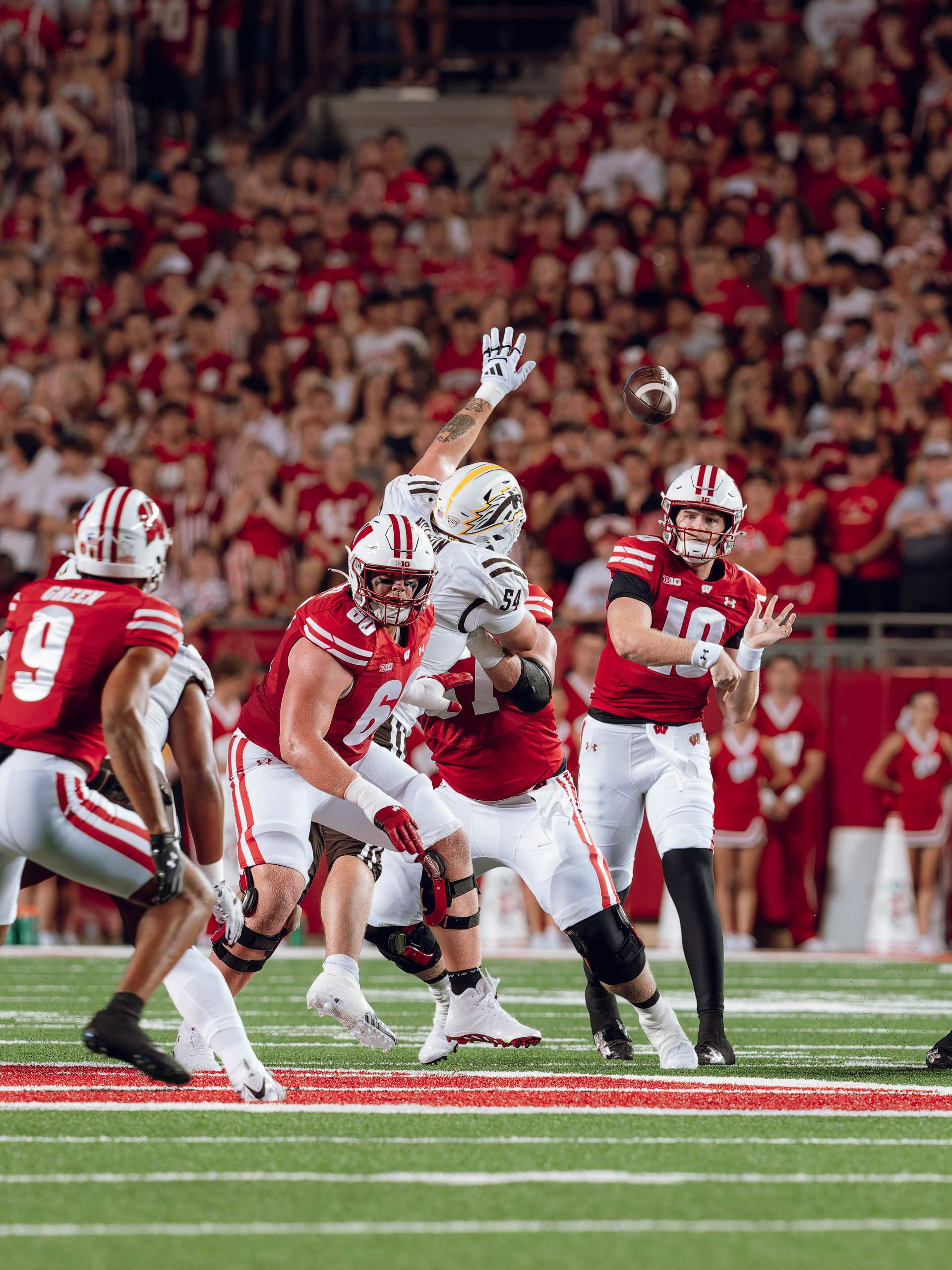 Wisconsin Badgers vs. Western Michigan Broncos at Camp Randall Stadium August 30, 2024, photography by Ross Harried for Second Crop Sports