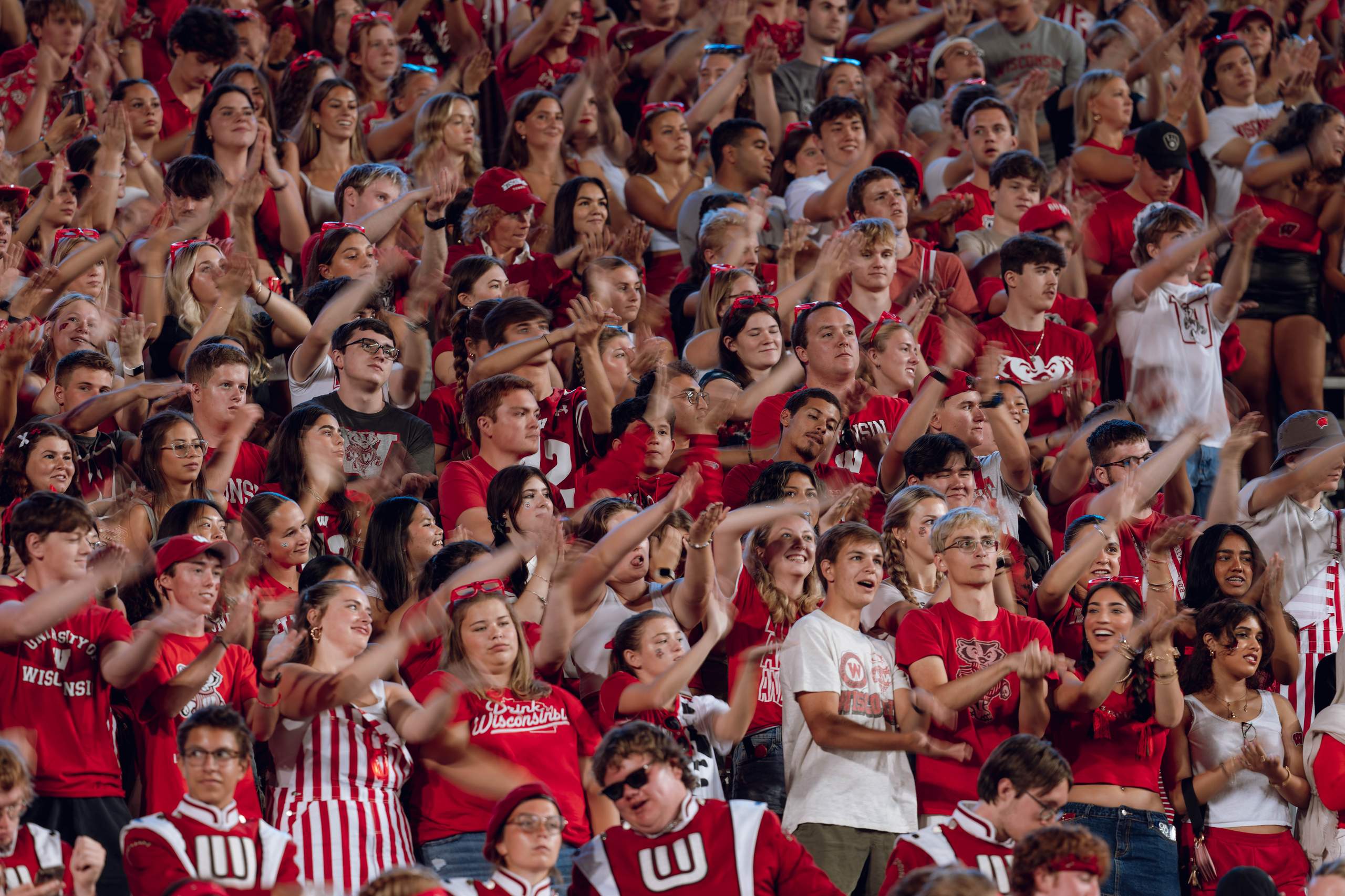 Wisconsin Badgers vs. Western Michigan Broncos at Camp Randall Stadium August 30, 2024, photography by Ross Harried for Second Crop Sports