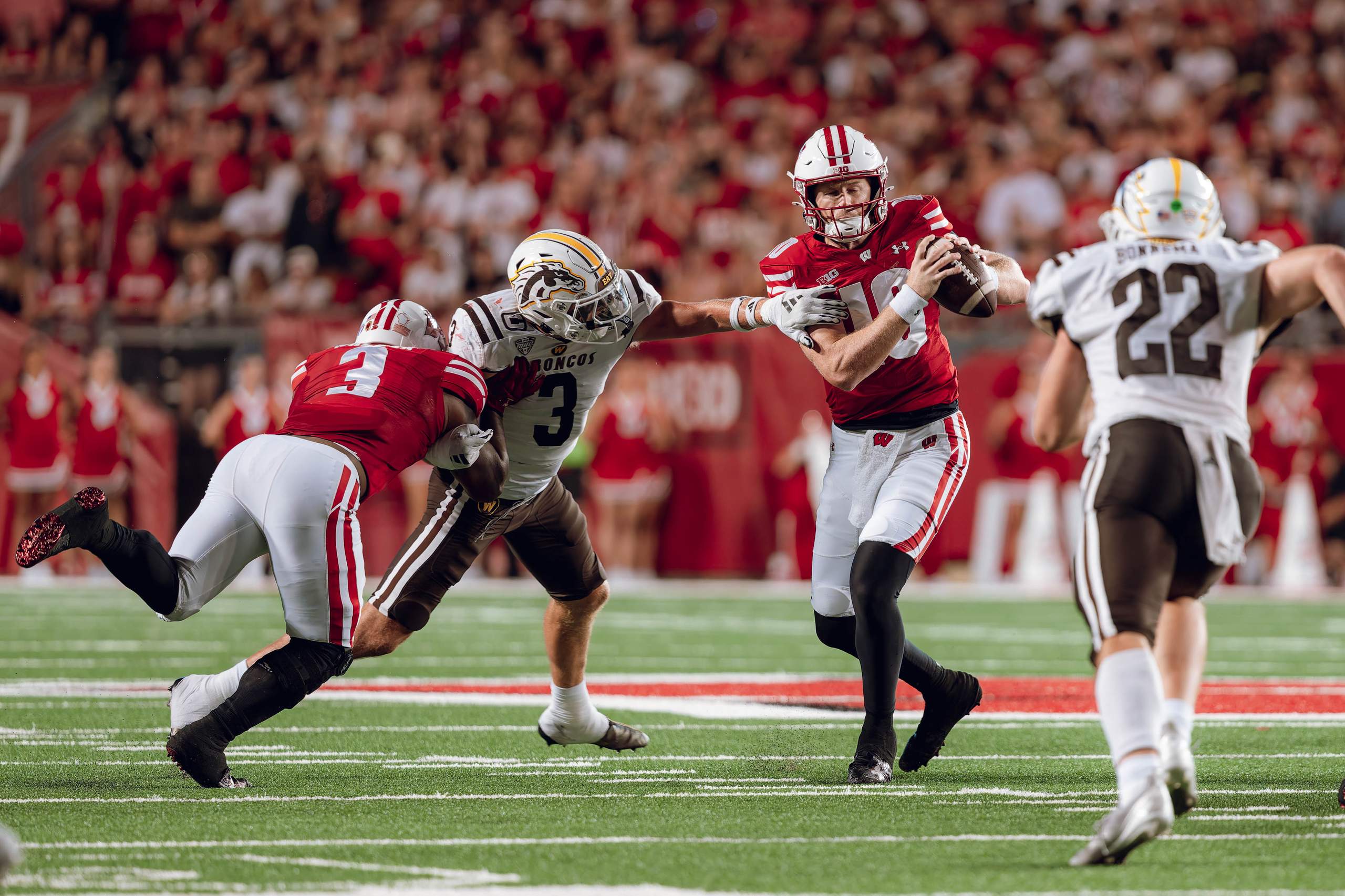 Wisconsin Badgers vs. Western Michigan Broncos at Camp Randall Stadium August 30, 2024, photography by Ross Harried for Second Crop Sports