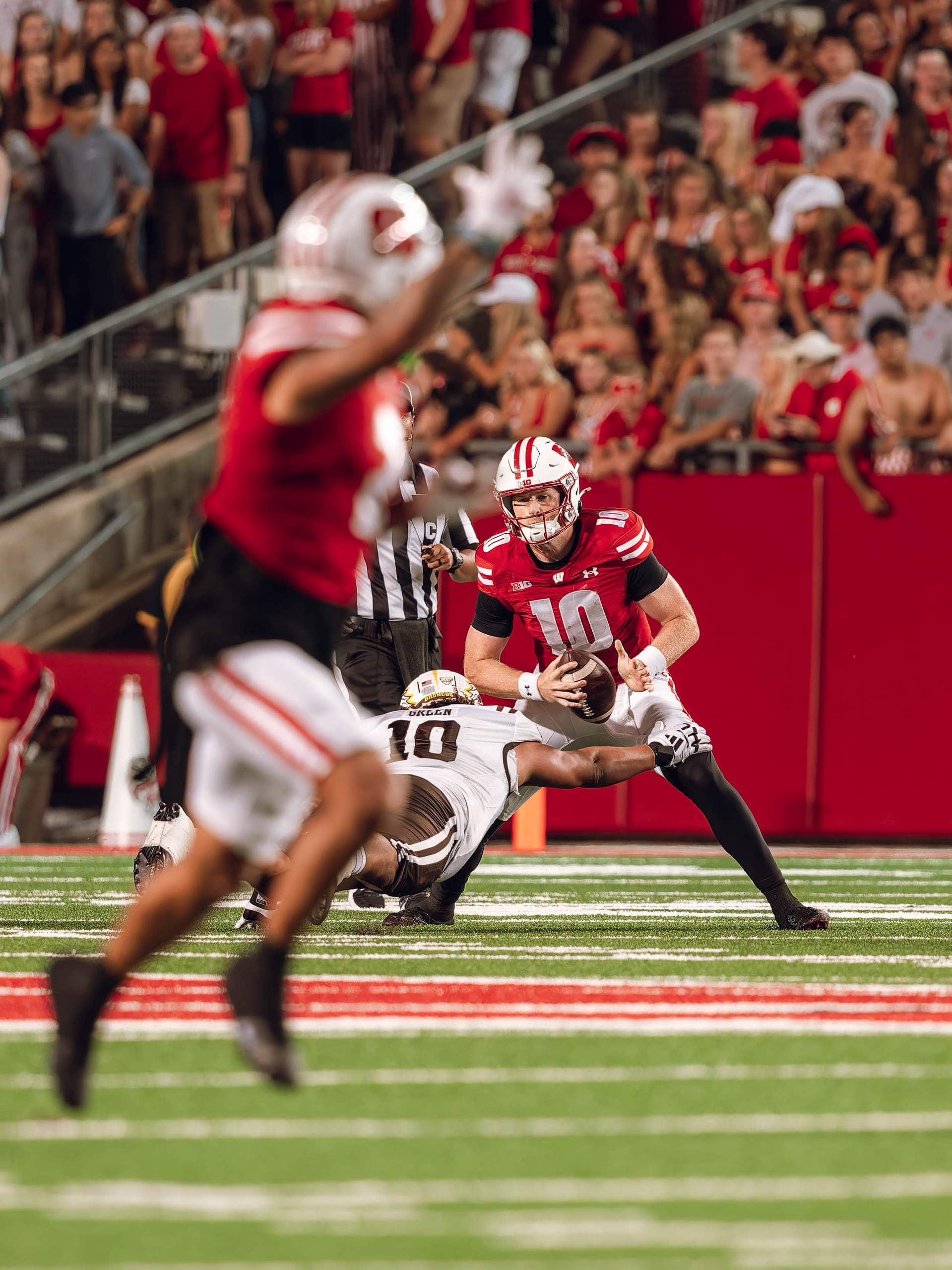 Wisconsin Badgers vs. Western Michigan Broncos at Camp Randall Stadium August 30, 2024, photography by Ross Harried for Second Crop Sports