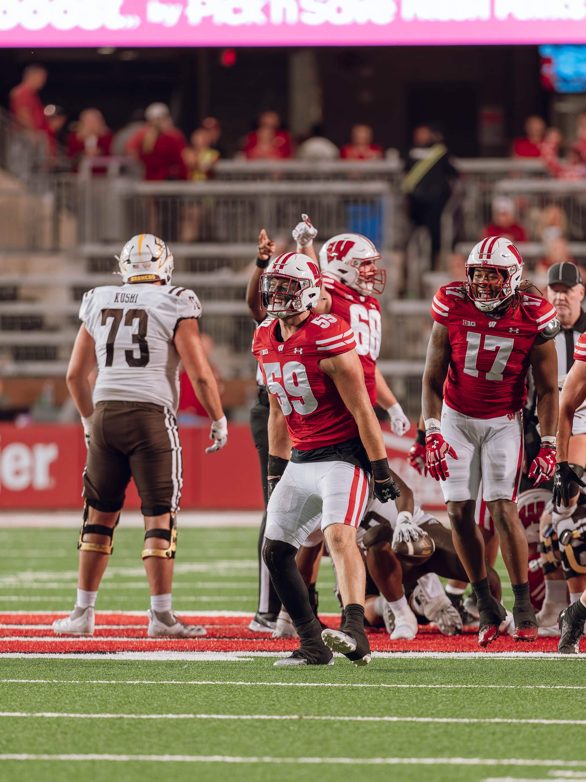 Wisconsin Badgers vs. Western Michigan Broncos at Camp Randall Stadium August 30, 2024, photography by Ross Harried for Second Crop Sports