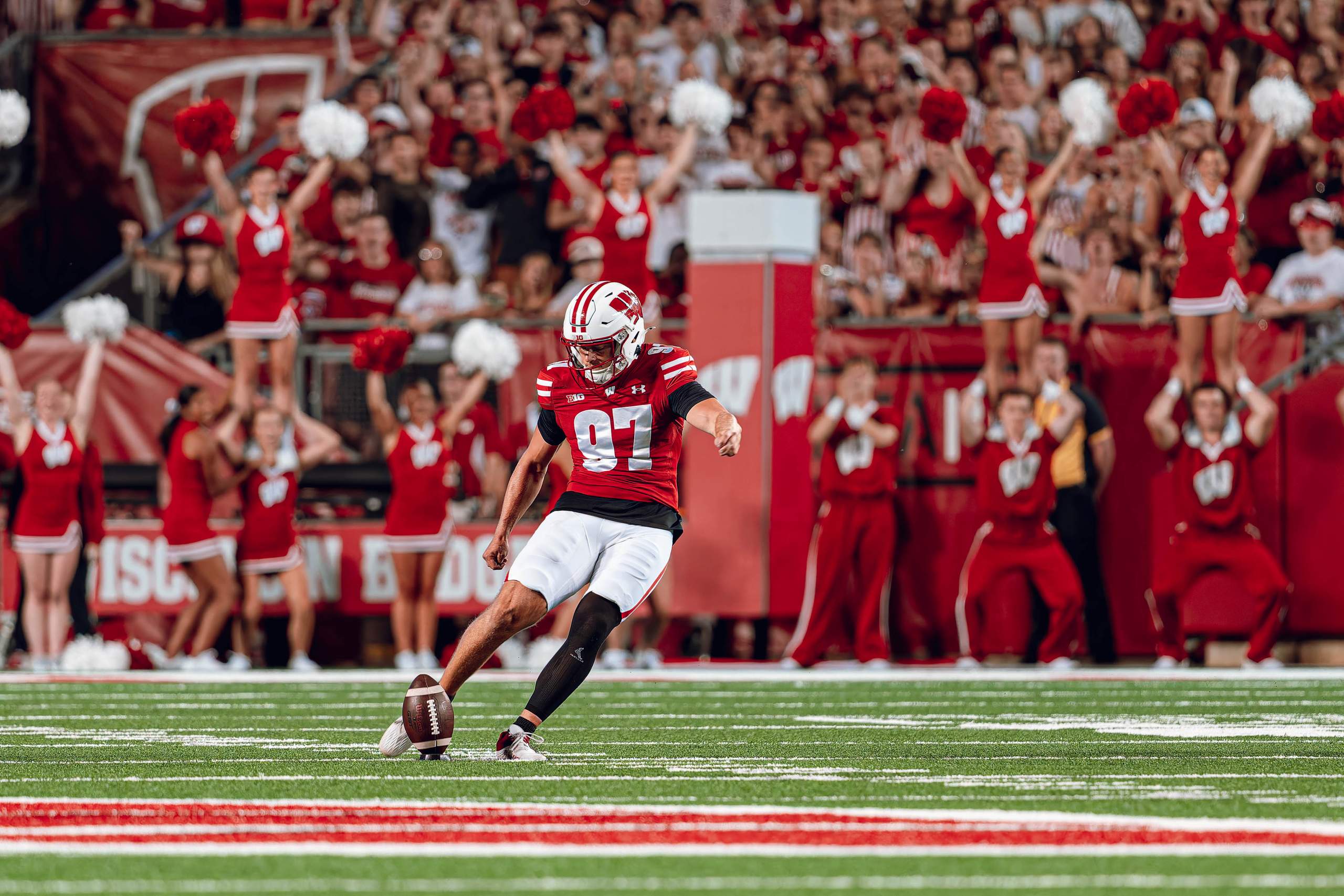 Wisconsin Badgers vs. Western Michigan Broncos at Camp Randall Stadium August 30, 2024, photography by Ross Harried for Second Crop Sports