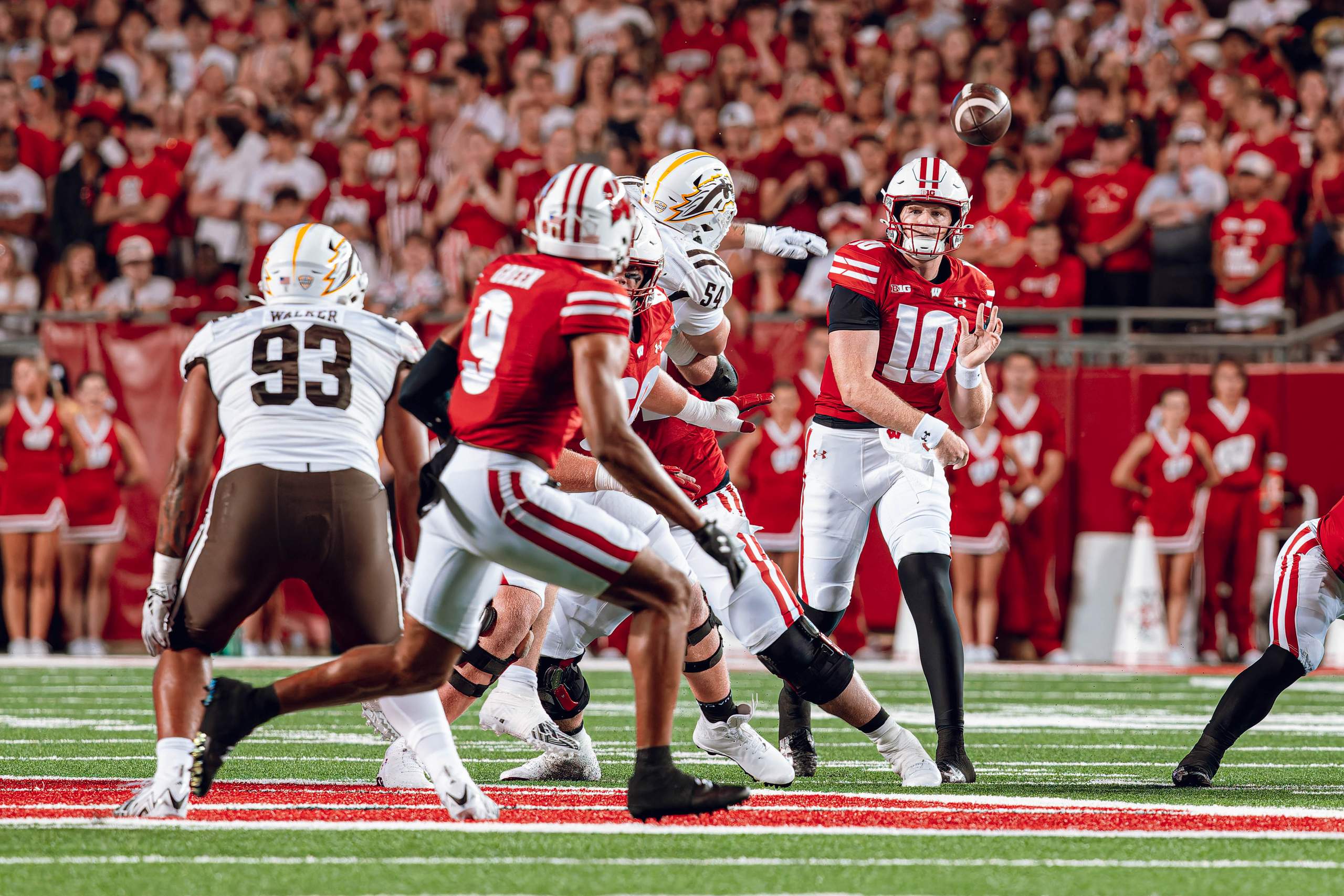 Wisconsin Badgers vs. Western Michigan Broncos at Camp Randall Stadium August 30, 2024, photography by Ross Harried for Second Crop Sports