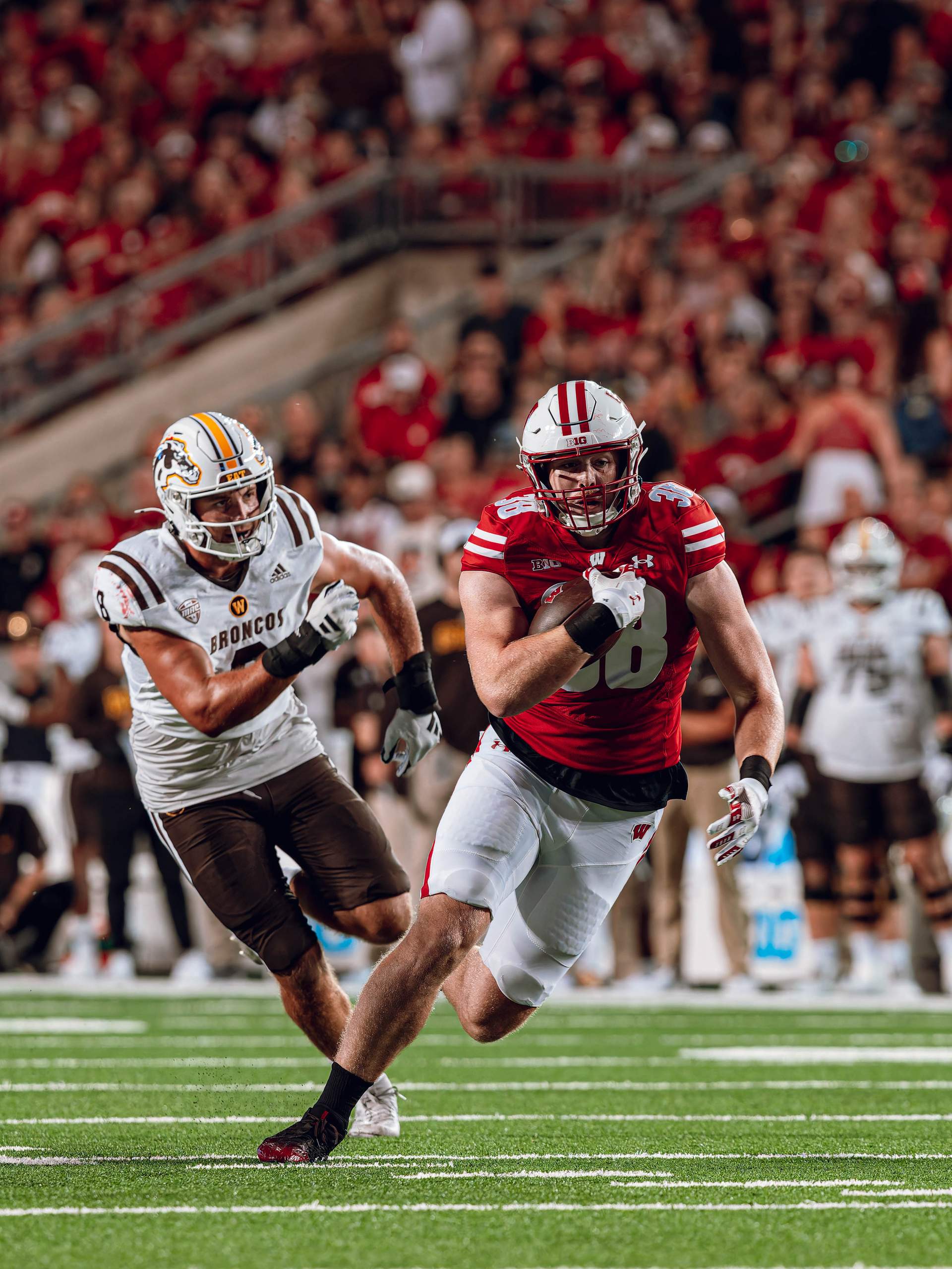 Wisconsin Badgers vs. Western Michigan Broncos at Camp Randall Stadium August 30, 2024, photography by Ross Harried for Second Crop Sports