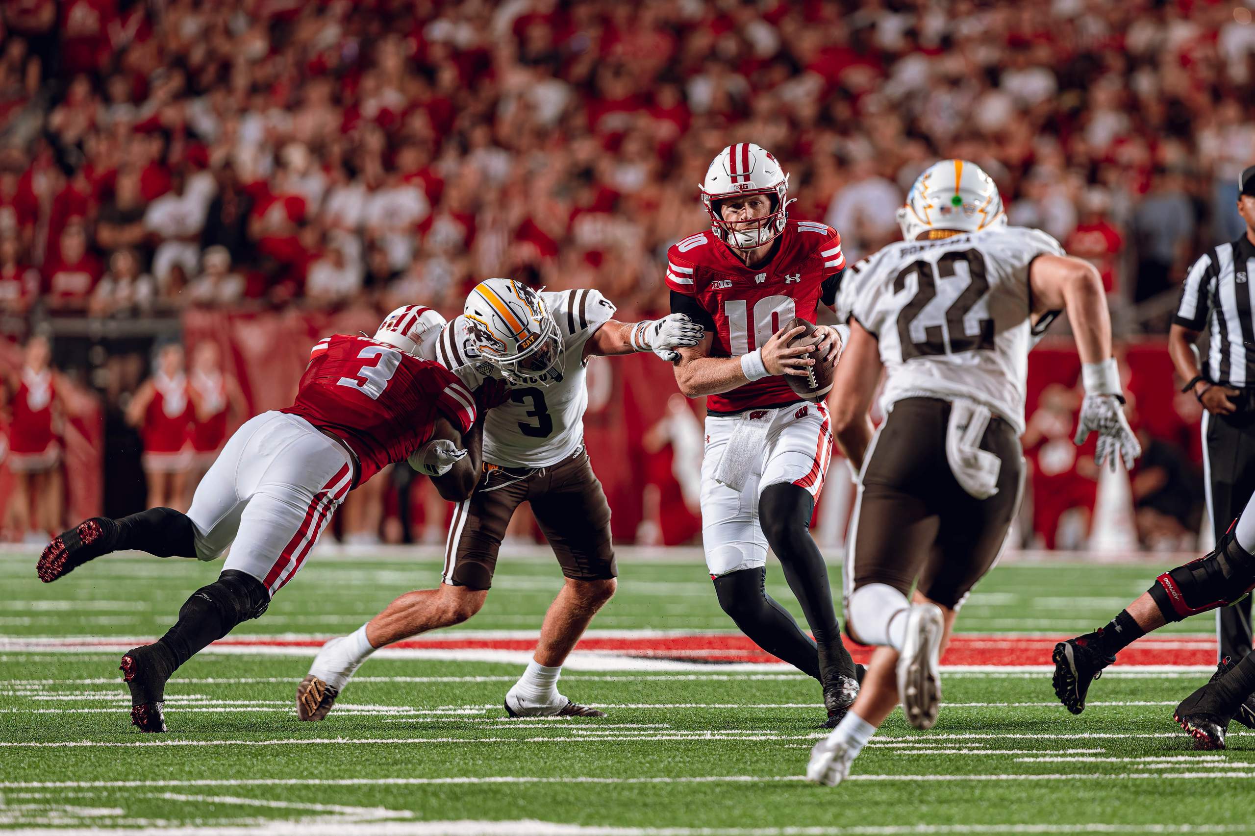 Wisconsin Badgers vs. Western Michigan Broncos at Camp Randall Stadium August 30, 2024, photography by Ross Harried for Second Crop Sports