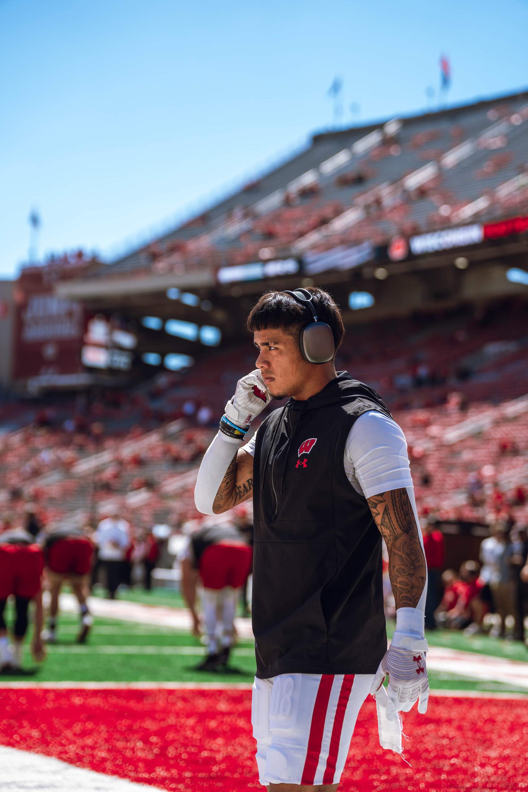 Wisconsin Badgers vs. South Dakota Coyotes at Camp Randall Stadium September 7, 2024, photography by Ross Harried for Second Crop Sports